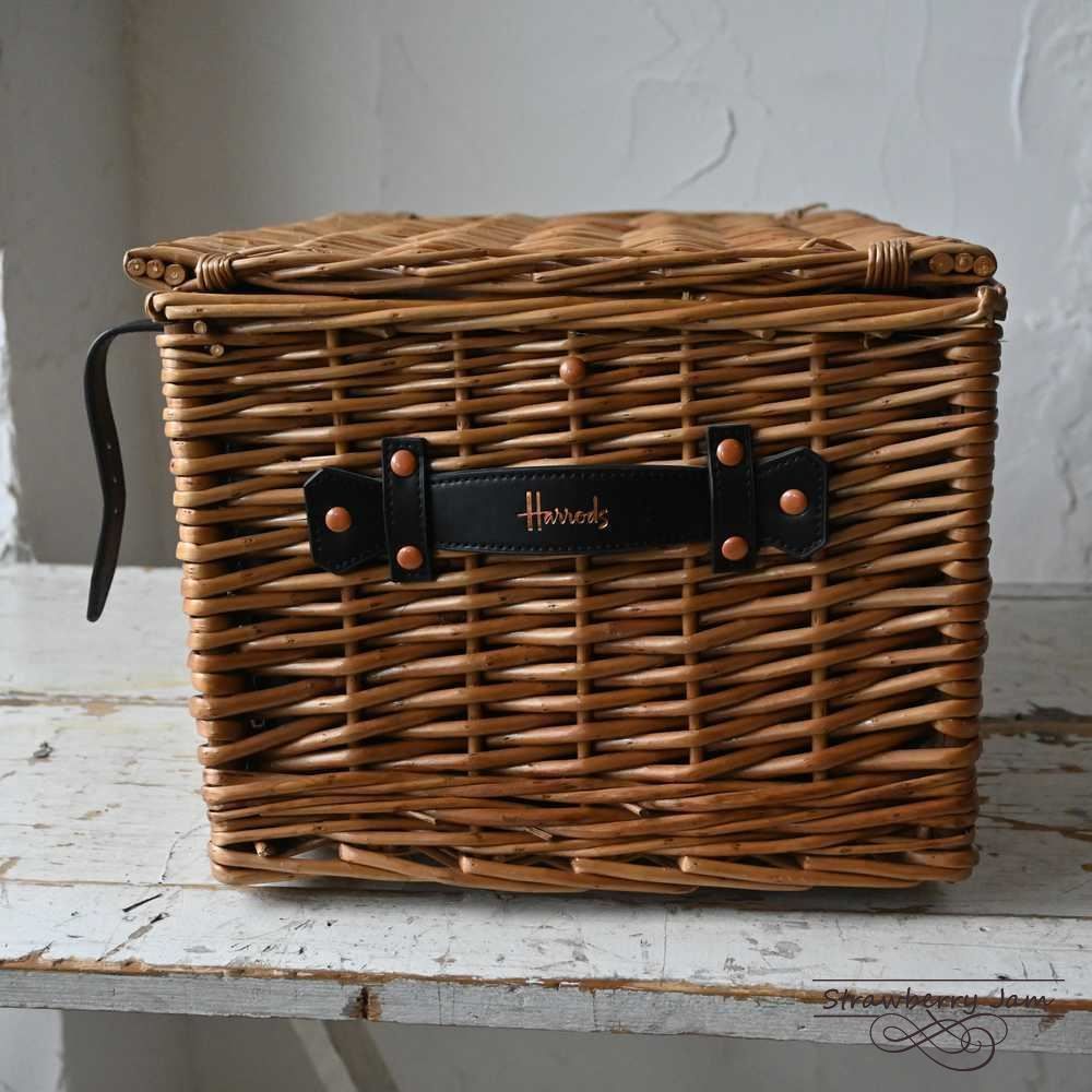 イギリス英国ハロッズ harrods バスケットハンパー