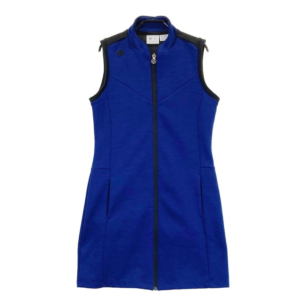 サイズ：M DESCENTE GOLF デサントゴルフ ノースリーブ ジップ