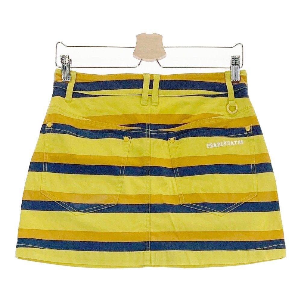 サイズ：0 PEARLY GATES パーリーゲイツ ストレッチスカート ボーダー