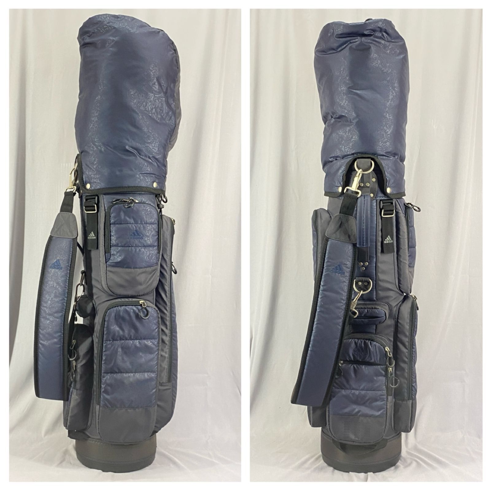 アディダス adidas CORE キャディバッグ8 QR753 ペイズリー柄 9型