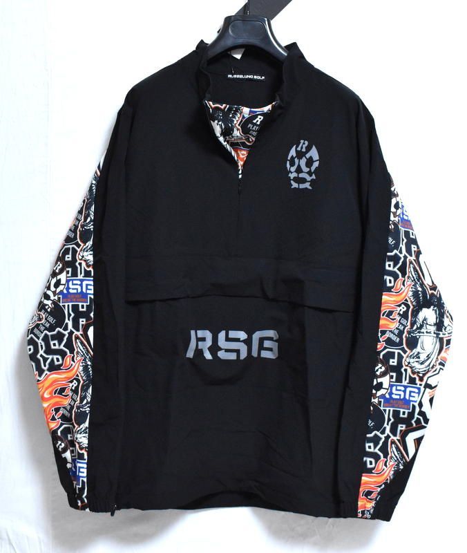 新品 RUSSELUNO GOLF ハーフジッププルオーバー パンツ セットアップ 5