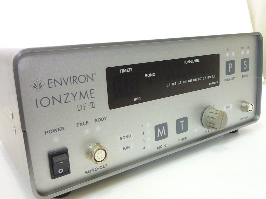 参考約66万円 エンビロン 業務用総合美顔器 イオンザイム DF-III ソノ