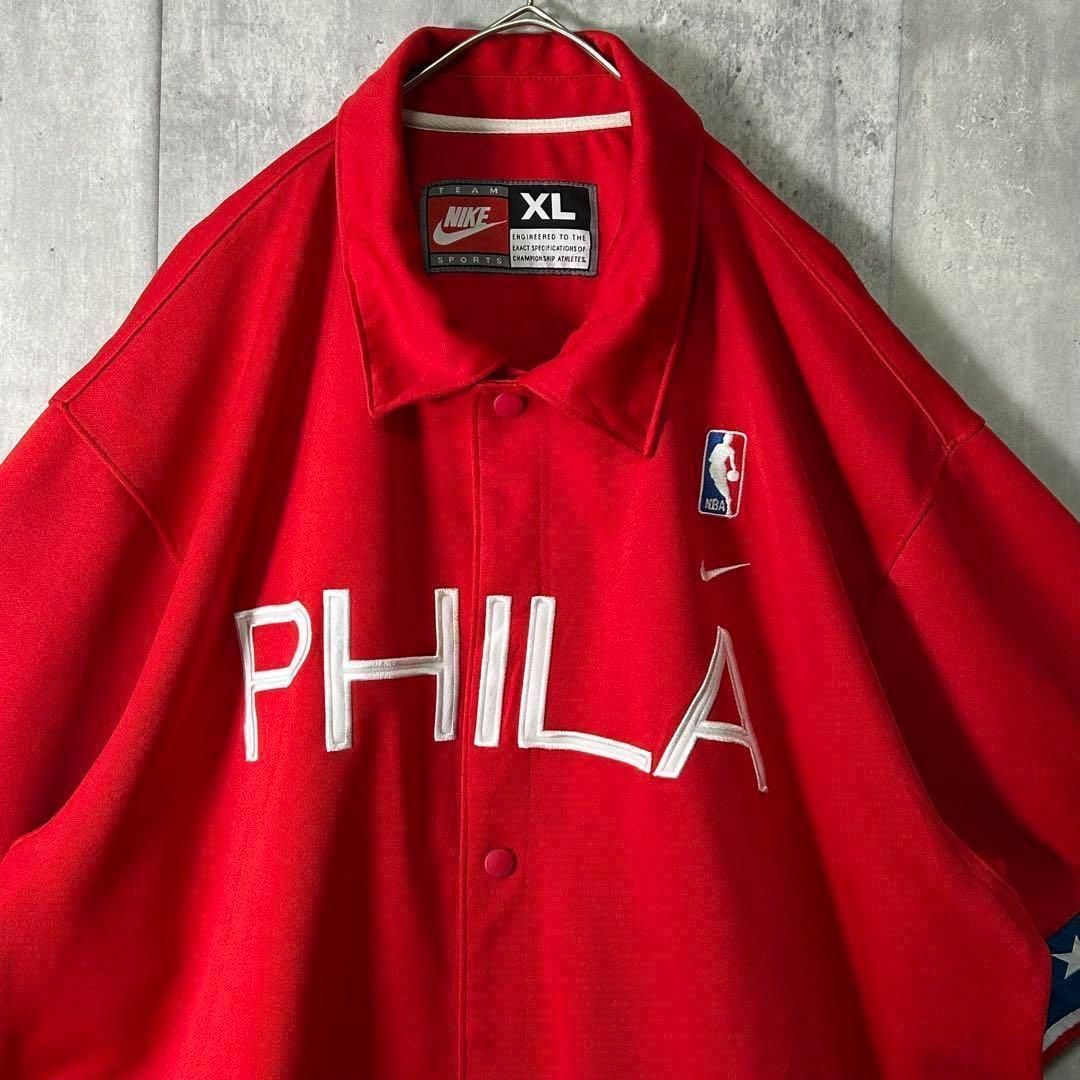 NBA 76ers ウォームアップ シューティング ジャージ 刺繍 NIKE NBA