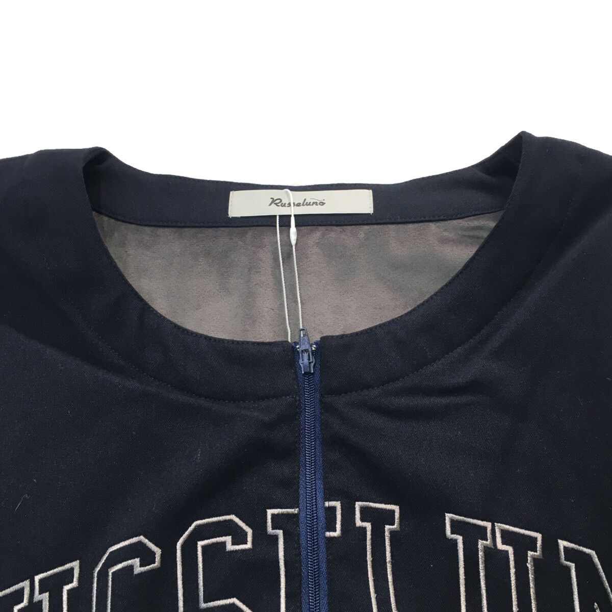 未使用品 メンズ ラッセルノ RUSSELUNO ジャケット 5(L) 紺 訳あり