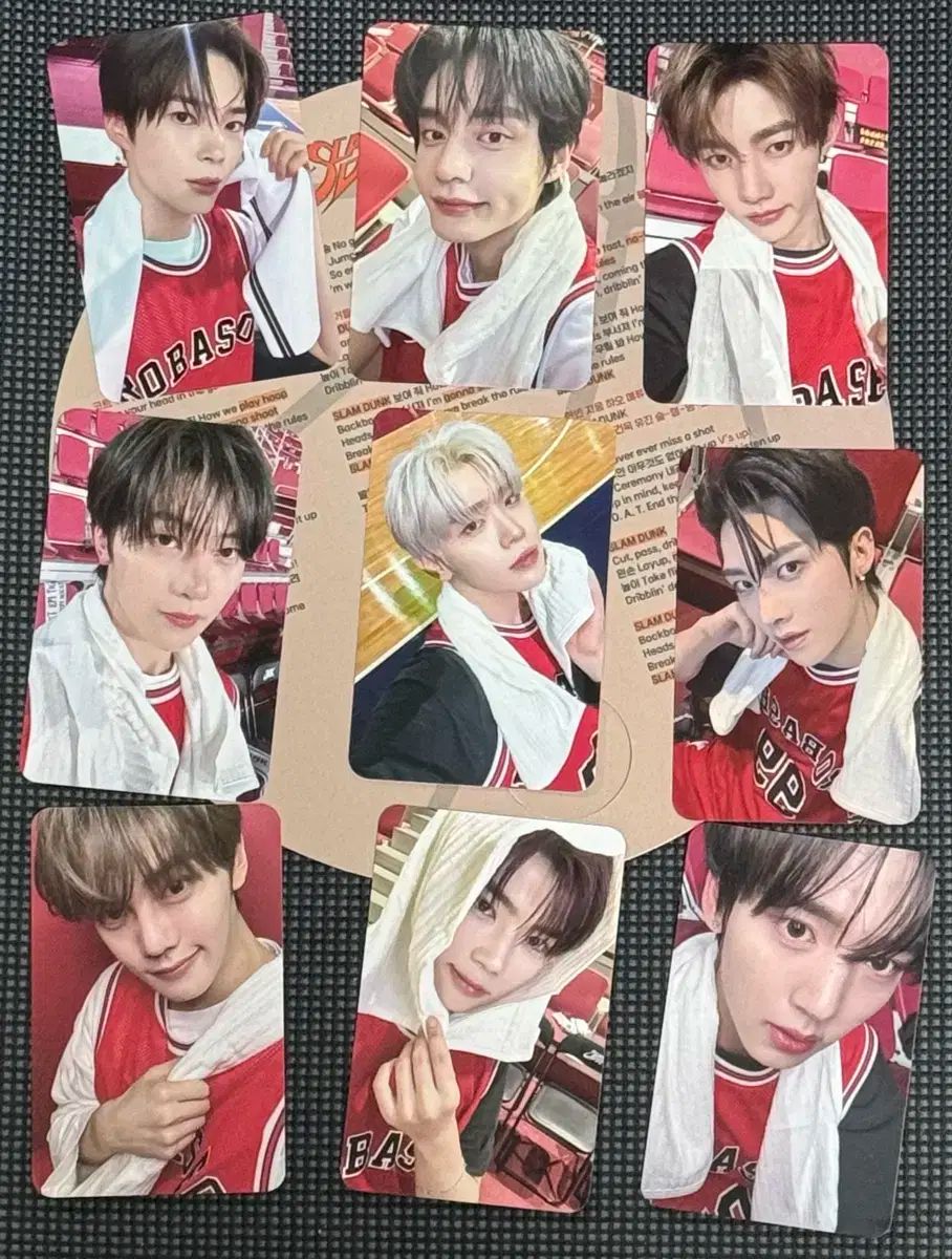 韓国 ZB1 サノク SLAM DUNK トレカ 全員9枚です ZEROBASEONE、初フル