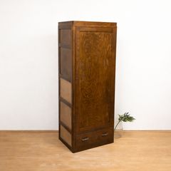 収納棚 縦長 木製 古道具 古家具 和家具 ビンテージ アンティーク