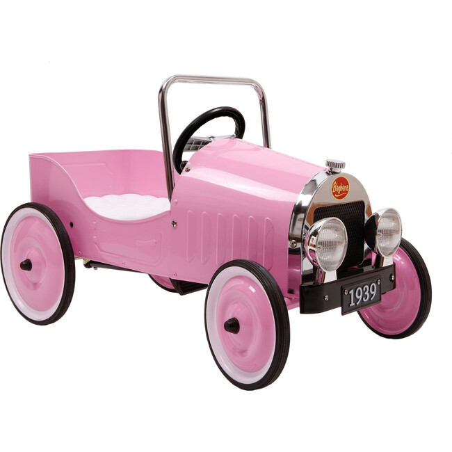 Classic Pedal Car, Pink - Baghera Ride-Ons & Rockers | Maisonette