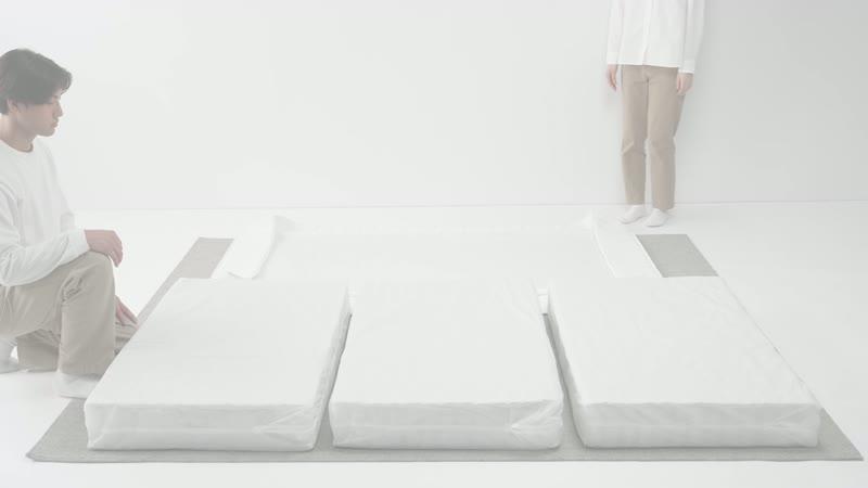 寝返りしやすく通気性のよいマットレス 超高密度ポケットコイル | 無印良品