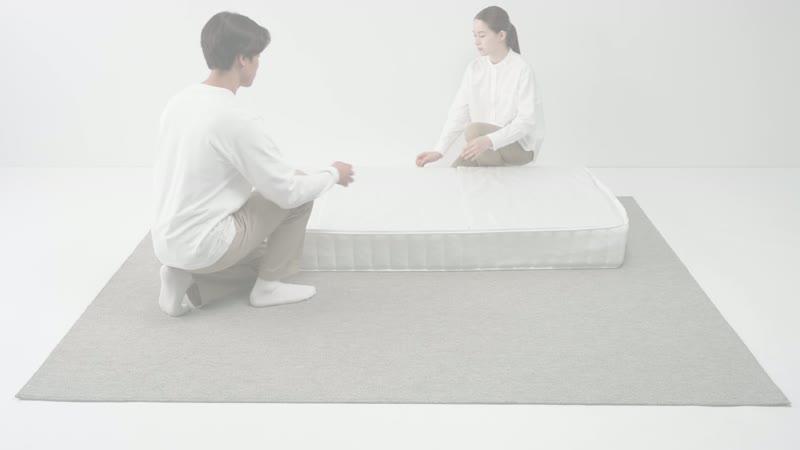 体にフィットするマットレス 超高密度ポケットコイル シングル | 無印良品