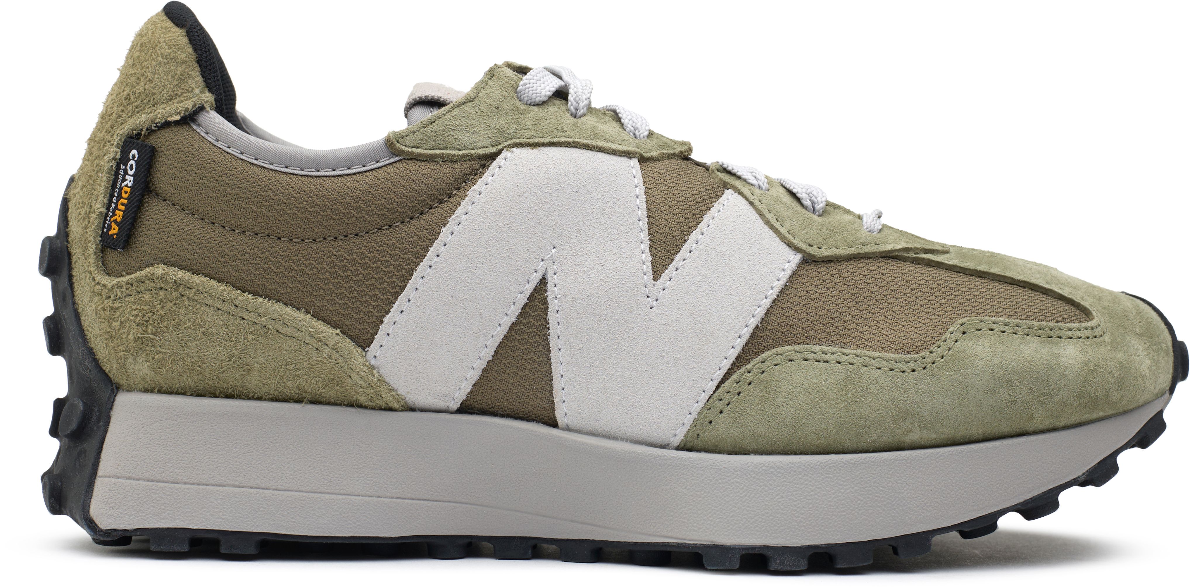 Mens New Balance 327 Sneakers In Olive Green | Soletrader