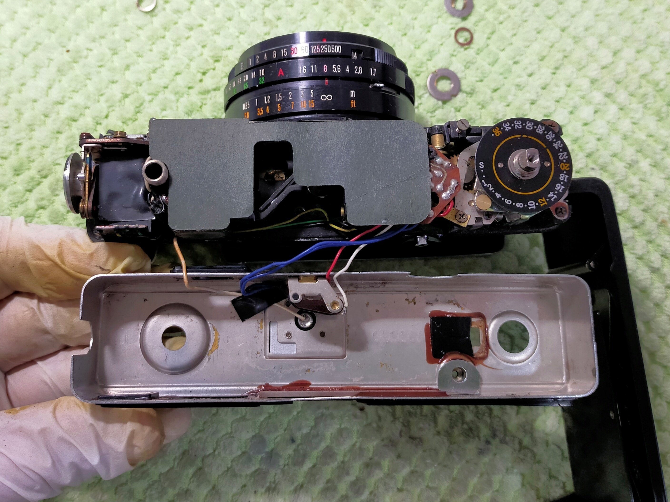 オリンパス 35 UCの分解｜フィルムカメラ修理のアクアカメラ