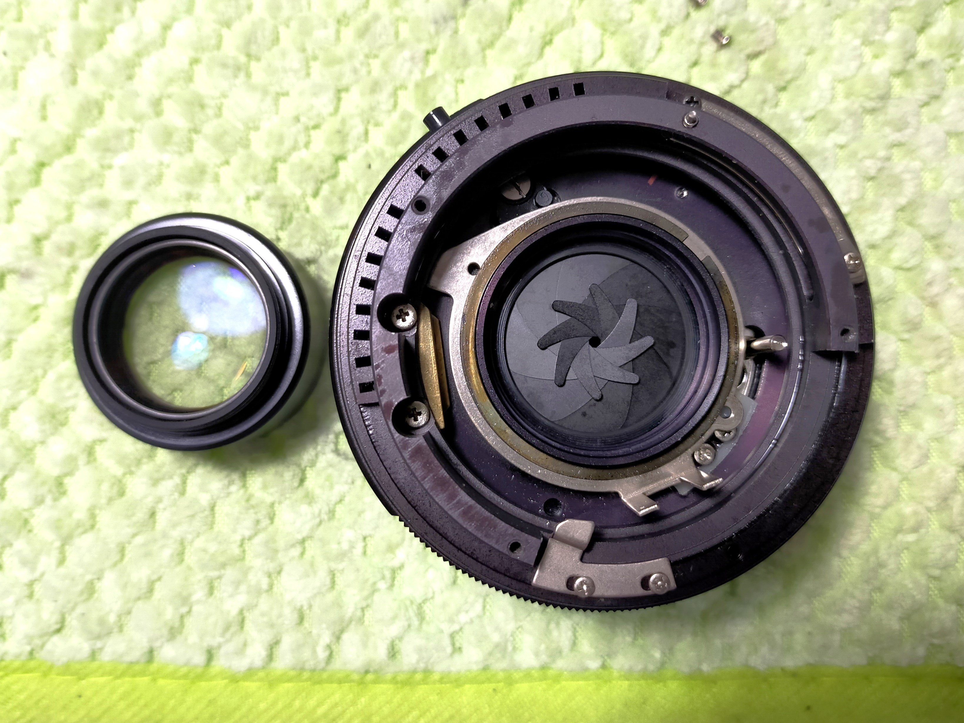 キャノン 旧FDレンズの分解 Canon FD 50mm F/1.4 SSC｜フィルムカメラ