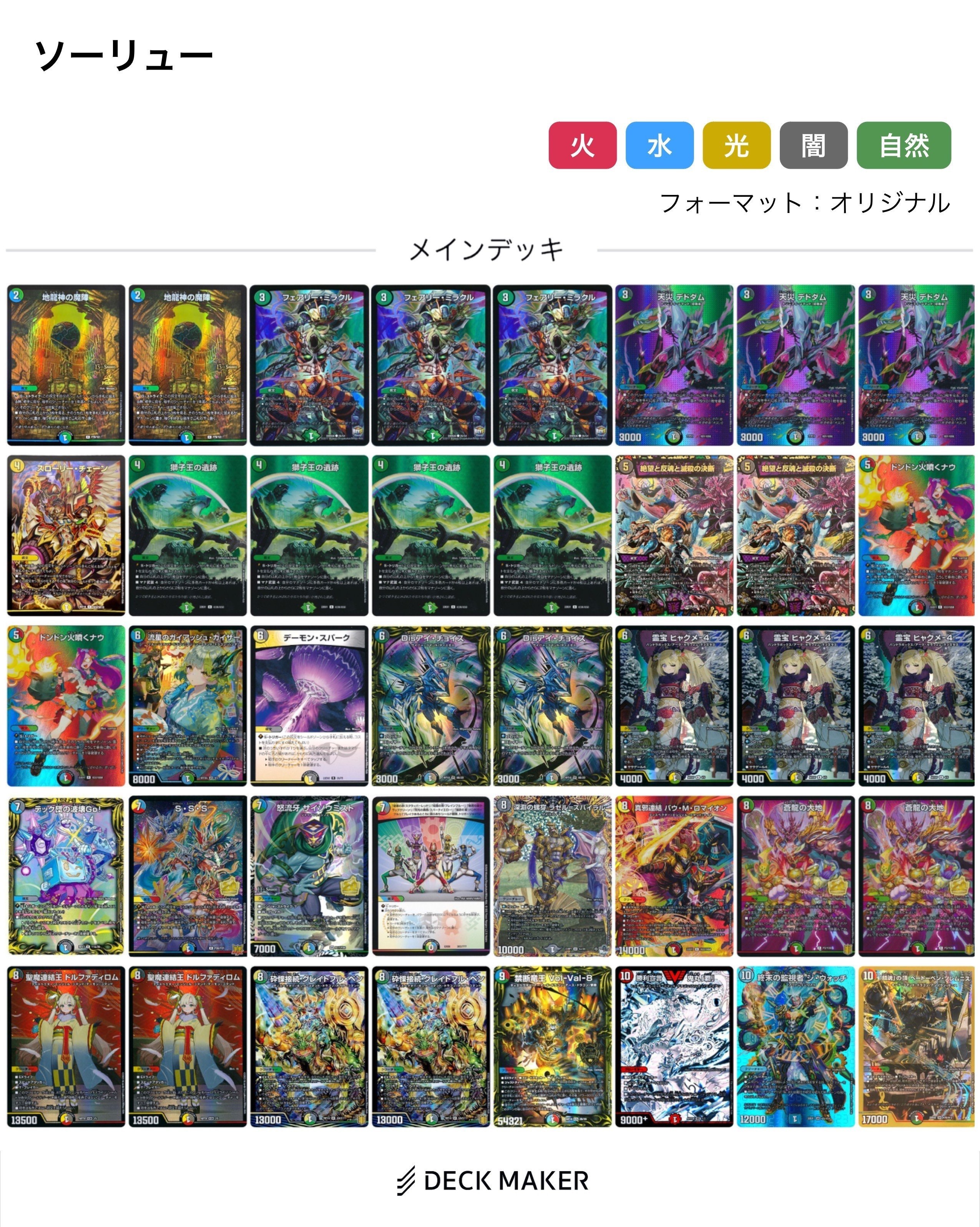 オリジナル】5c蒼龍（ベン型）2023版【CS準優勝】｜りれんざ