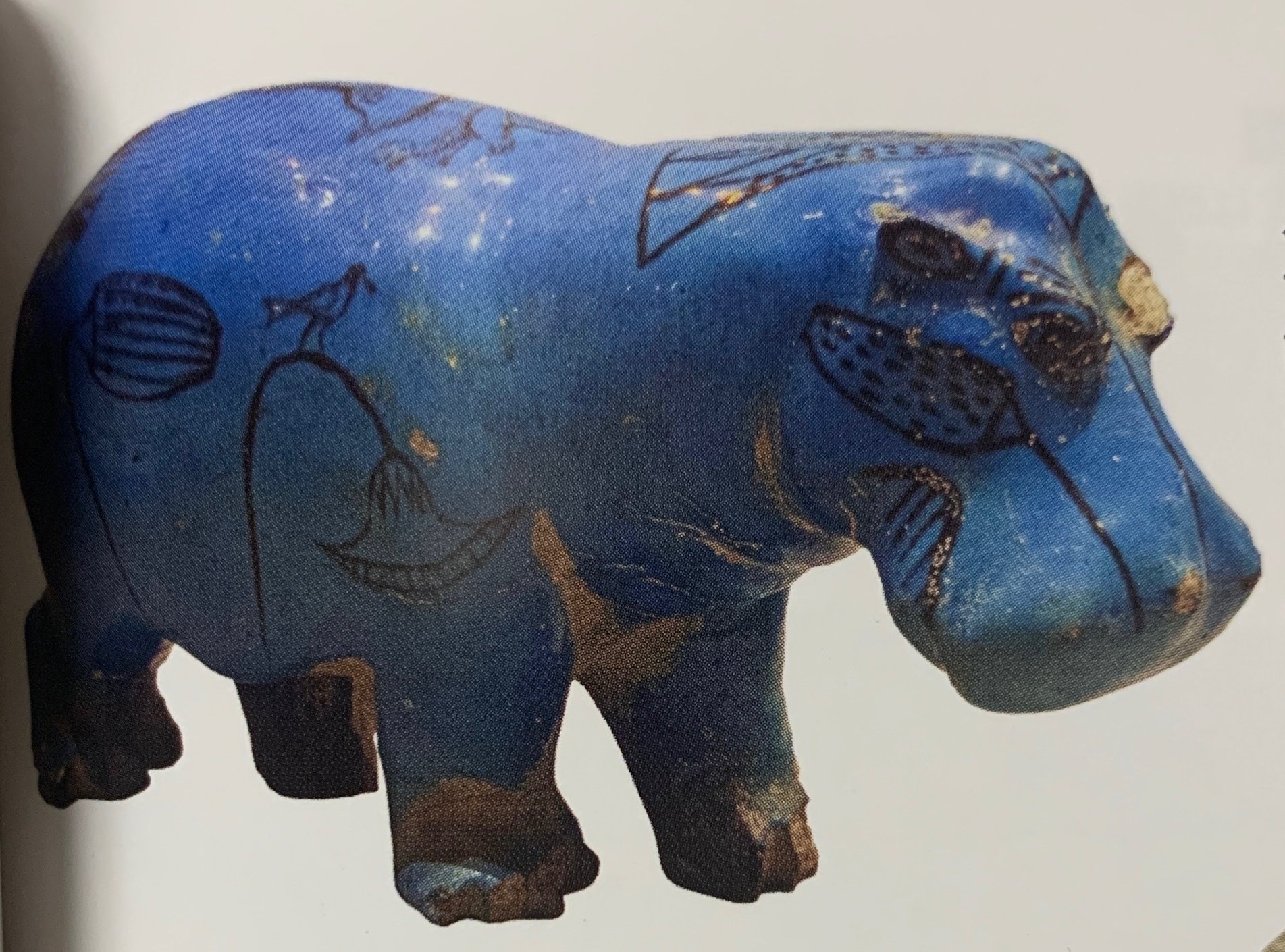 メトロポリタン美術館の青いカバ(追記あり)｜もちもち