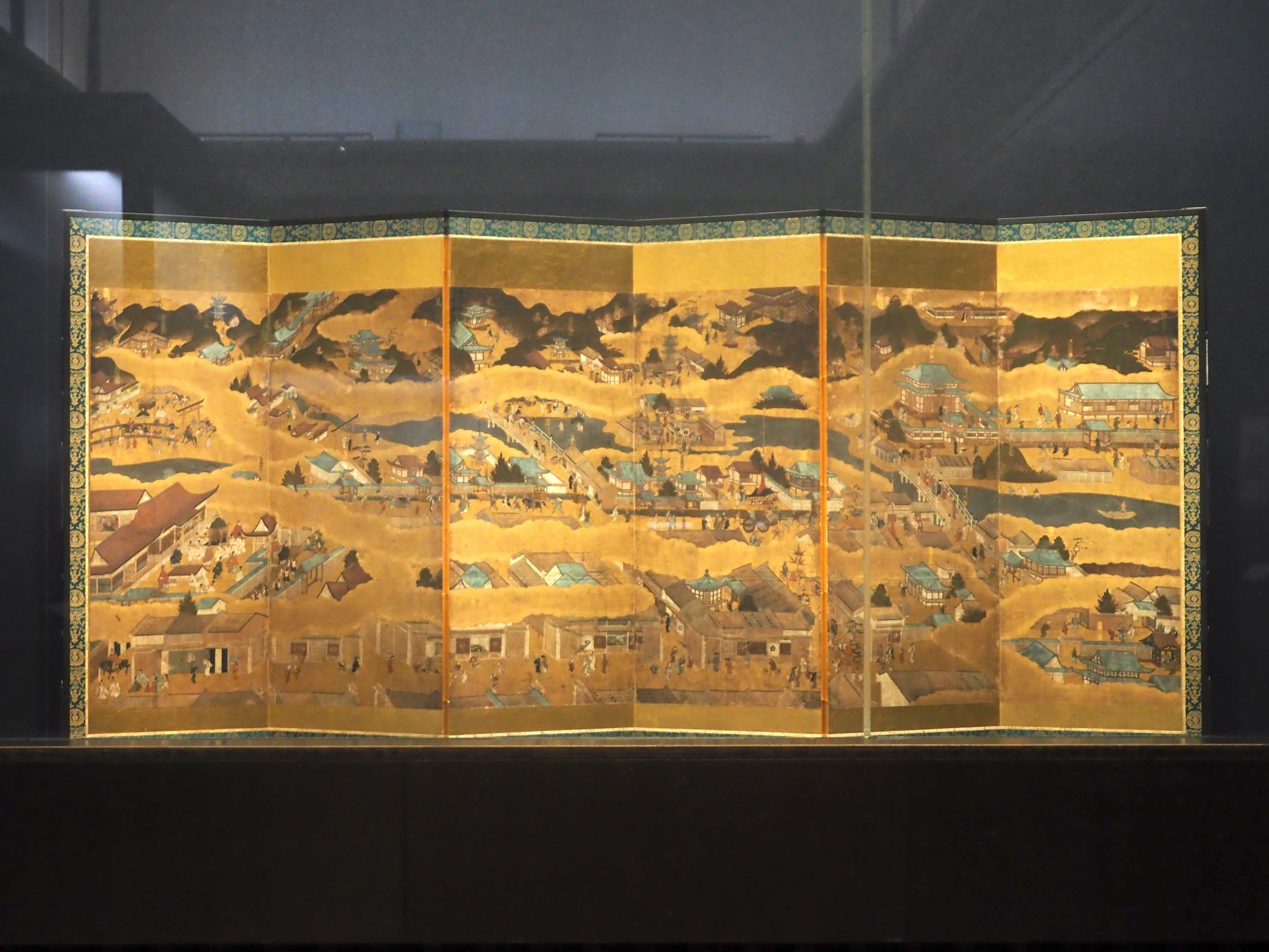 浮世絵の展示室に『洛中洛外図屏風』とは、これいかに？ @東京国立