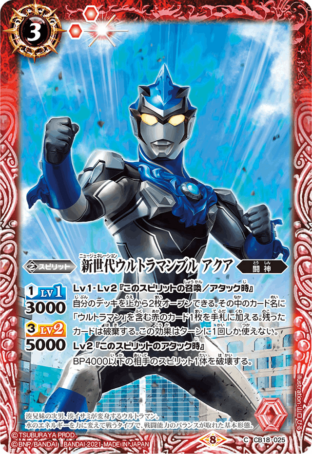 新世代ウルトラマン】｜赤チャート