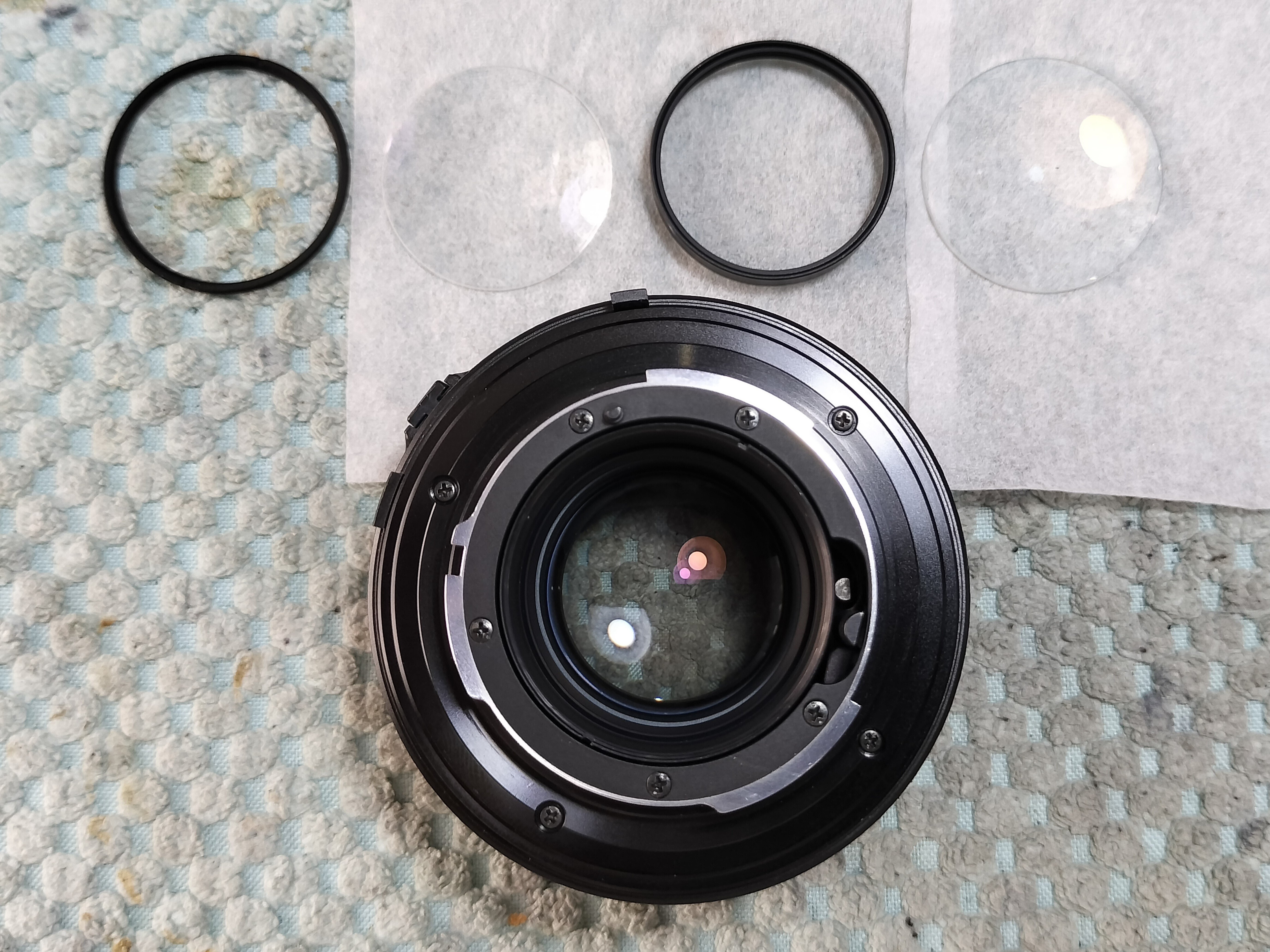 Minolta MD 50mm F/1.4の分解とピント調整｜フィルムカメラ修理の