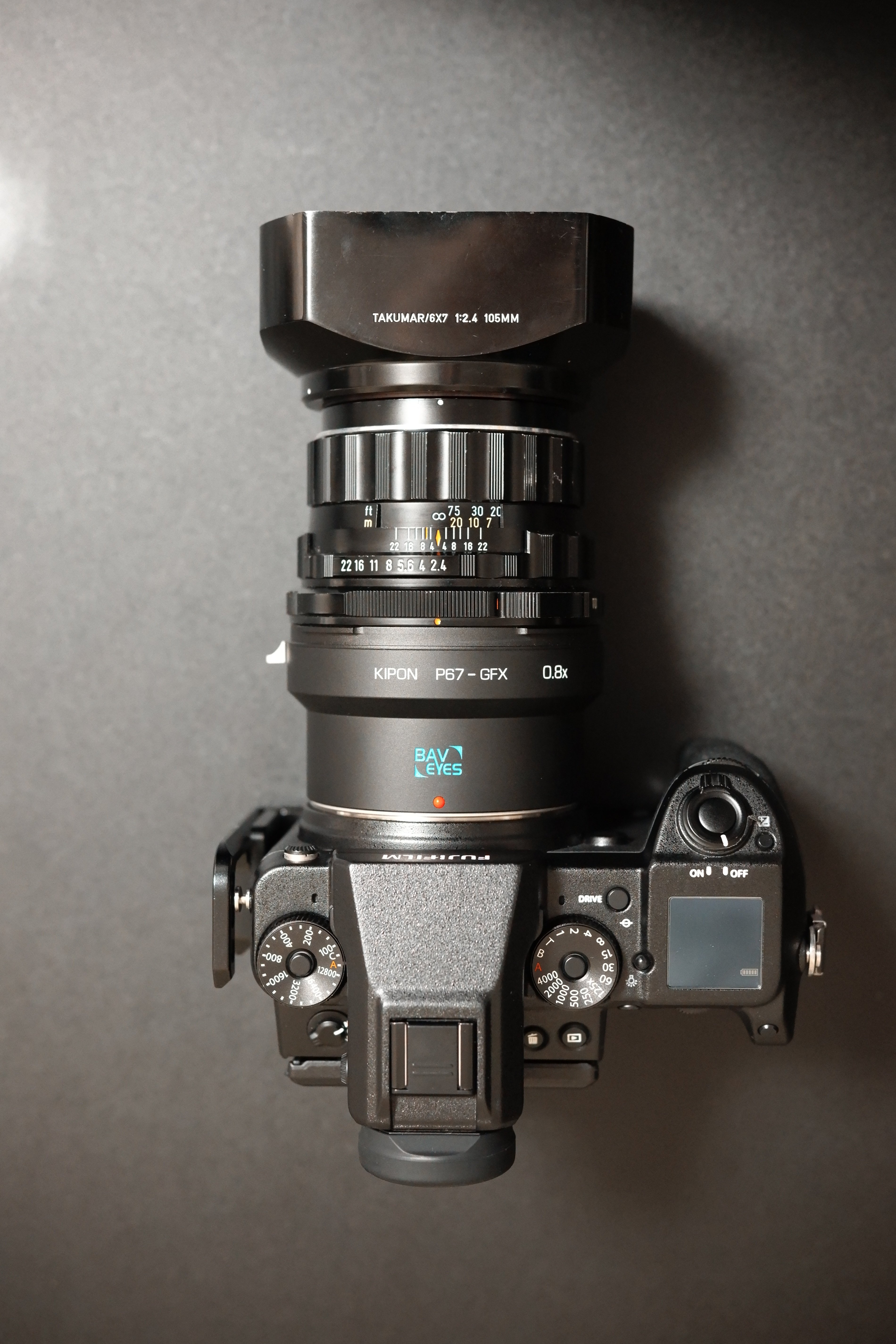 レビュー】PENTAX67の105mm F2.4をGFXとフォーカルレデューサーで使う