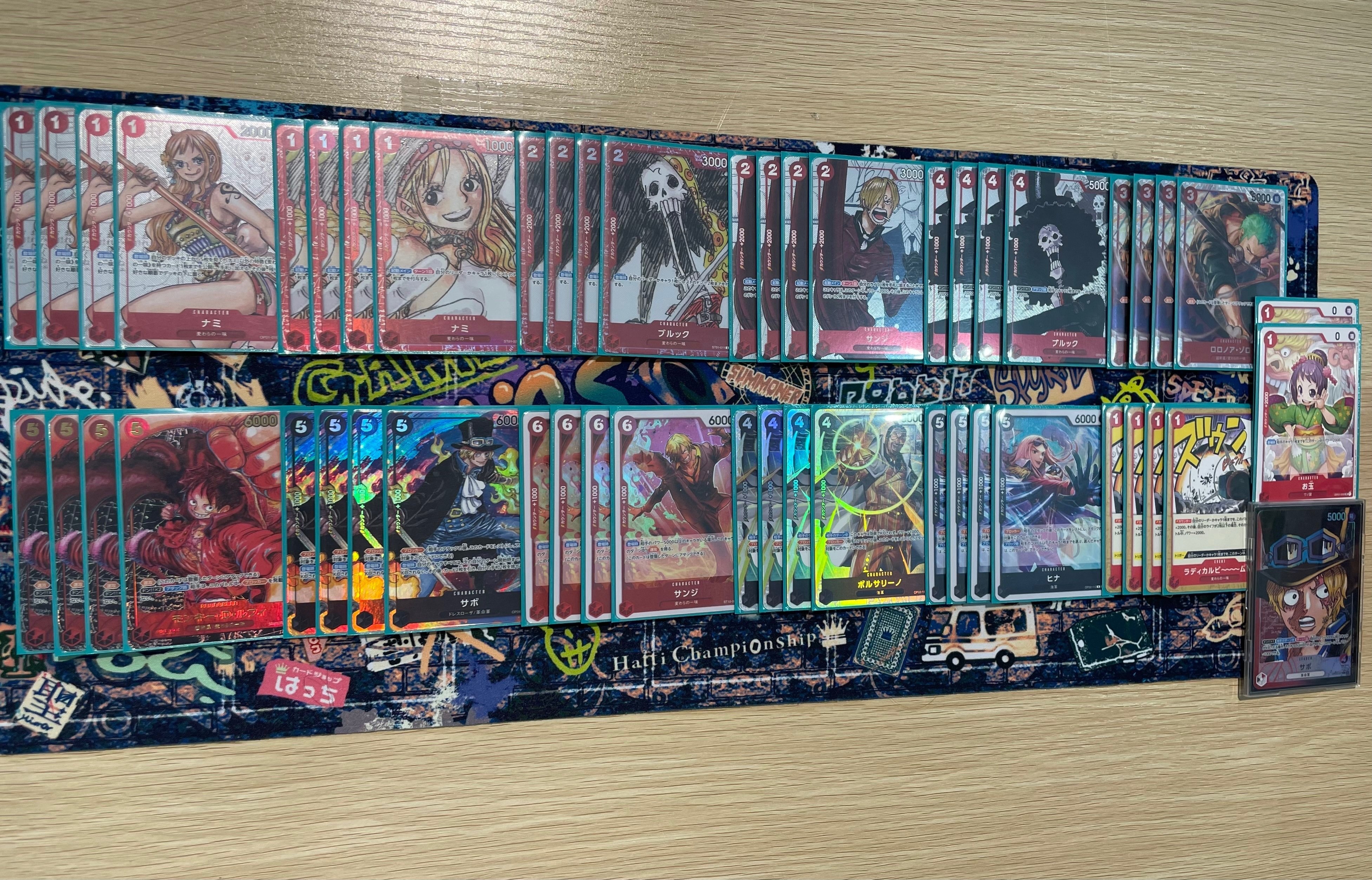 3rdデッキにおすすめ】赤黒サボ デッキ解説【麦わら型】｜みかん