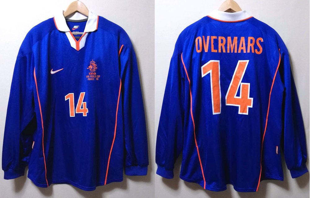90年代NIKEデザイン！オランダ代表の1998アウェイ「選手用」長袖