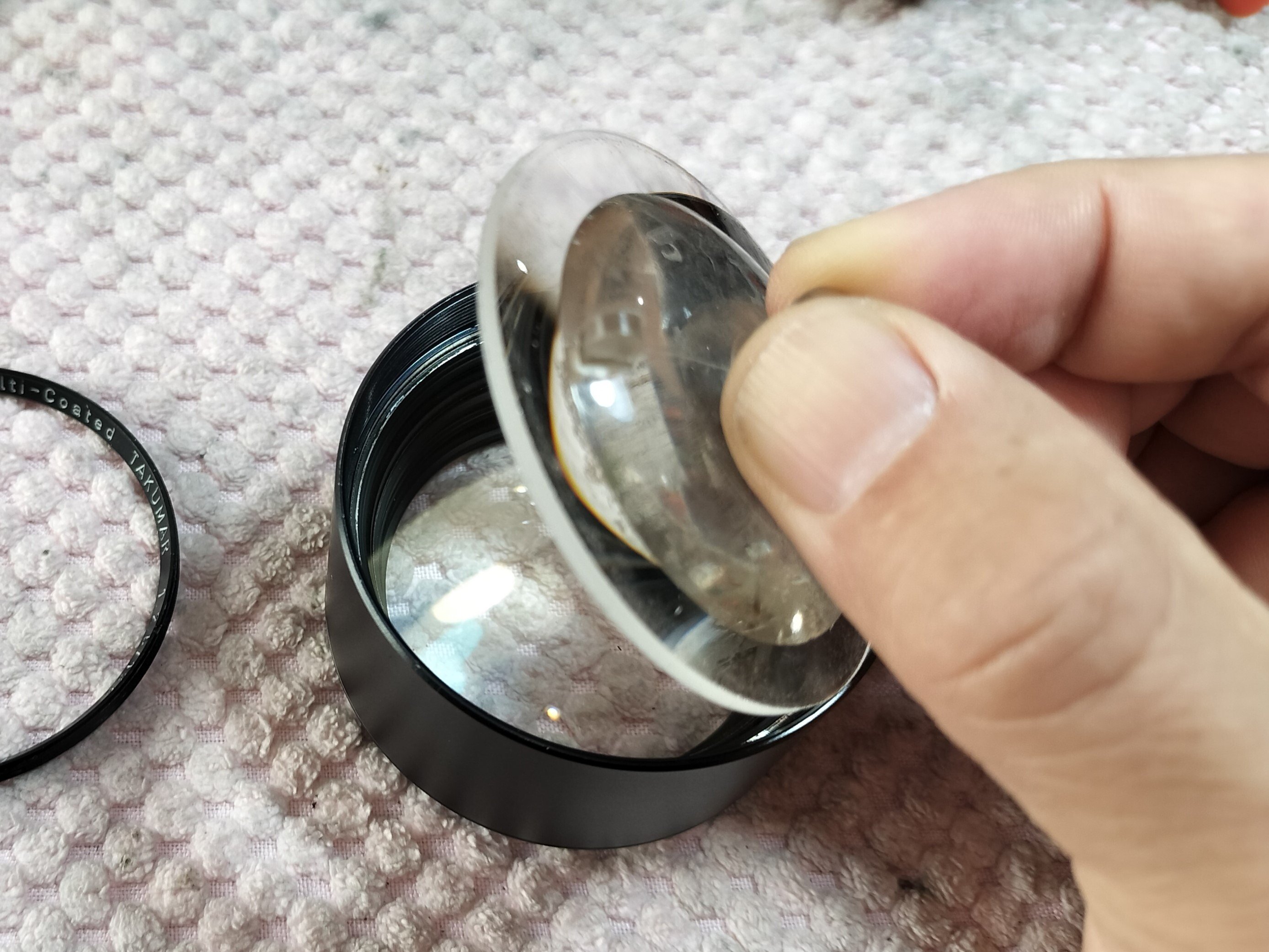 Pentax Super-Multi-Coated Takumar 135mm F/2.5 6枚玉の分解