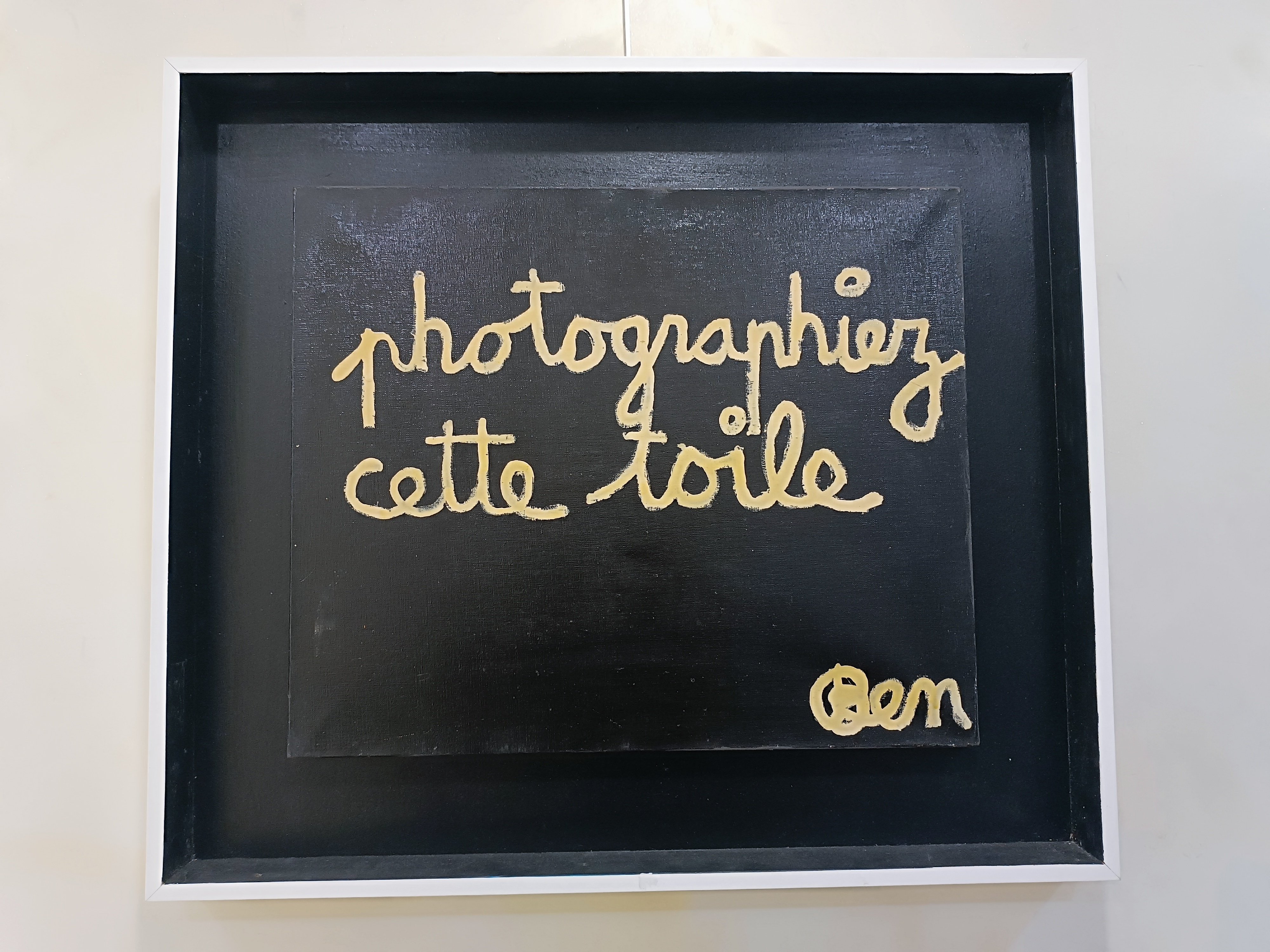 フランス人アーティストBen Vautierの回顧展を鑑賞する｜シマ子