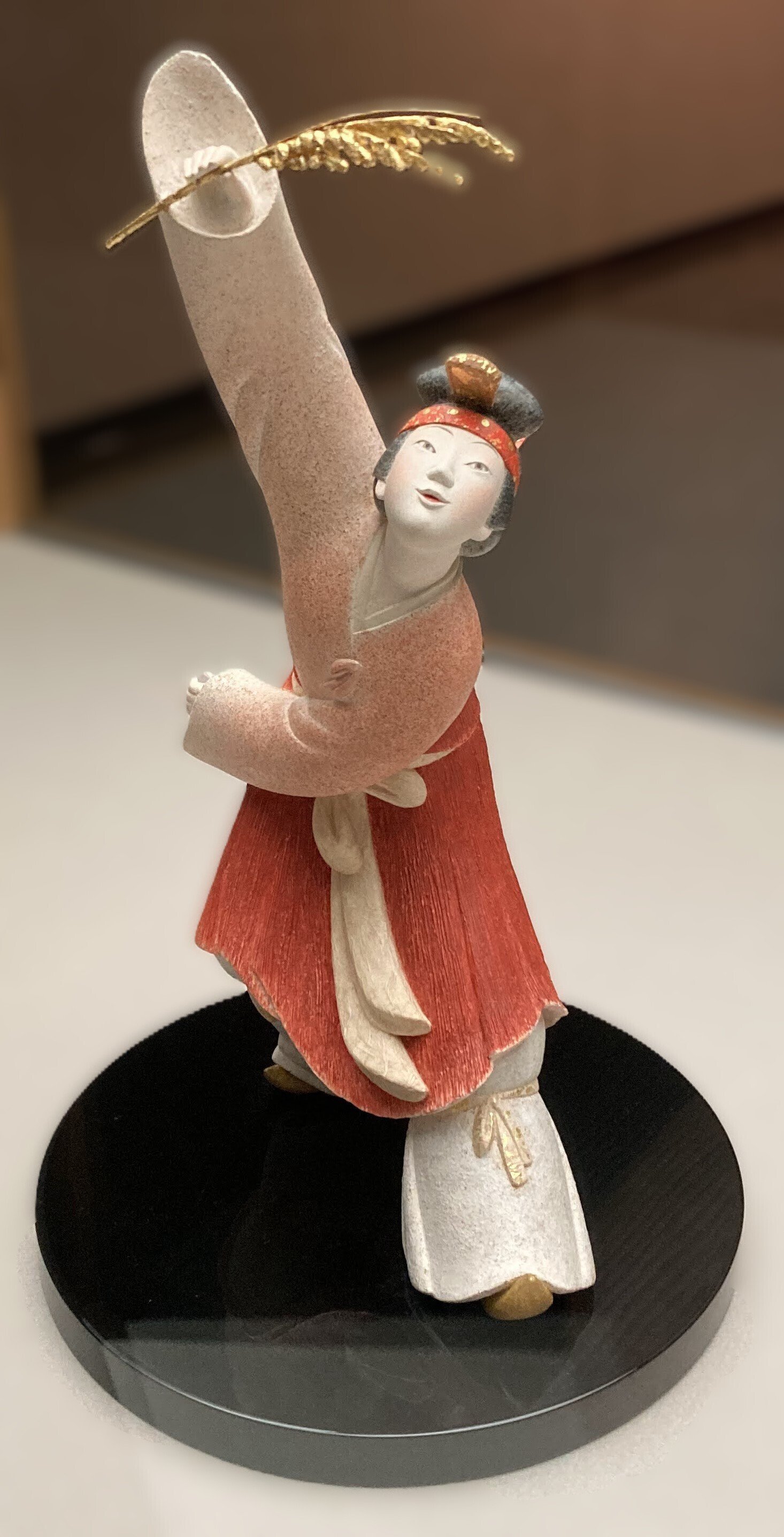 紺谷力 彩塑人形 野遊び 作歴付き 紺谷力 彩塑人形 野遊び 作歴付き