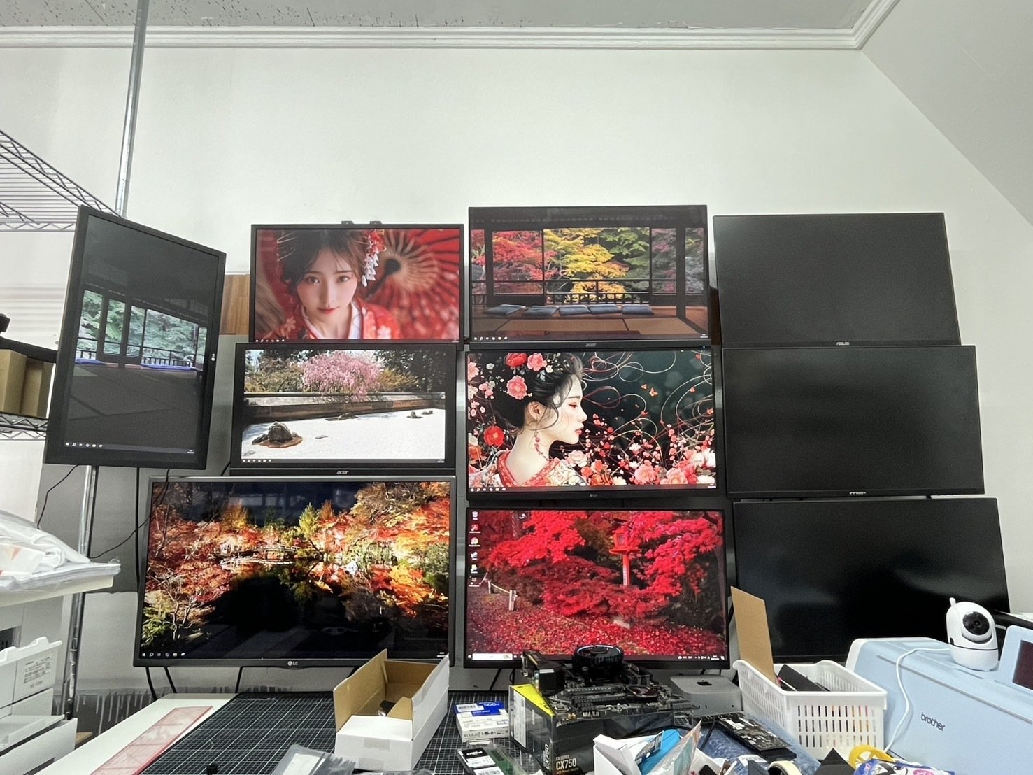 5枚以上のマルチモニター環境と競合のまとめ(2025.3) #目標に向かう