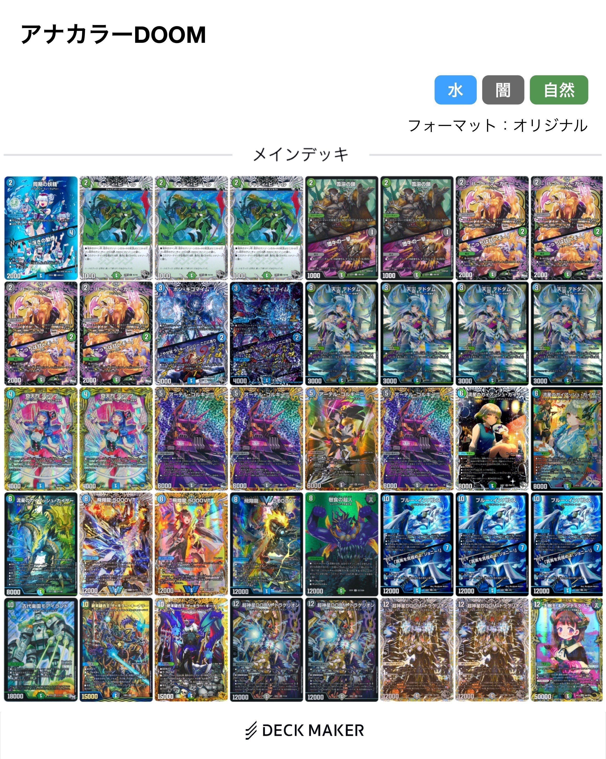 新殿堂後、アナカラーDOOM について｜にゃむ