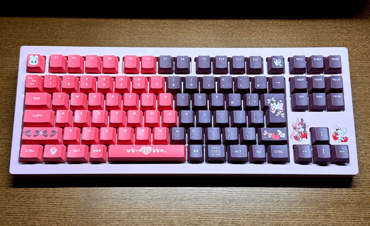 ブログ】『VSPO！GEAR GAMING KEYBOARD 橘ひなのEdition』レビュー