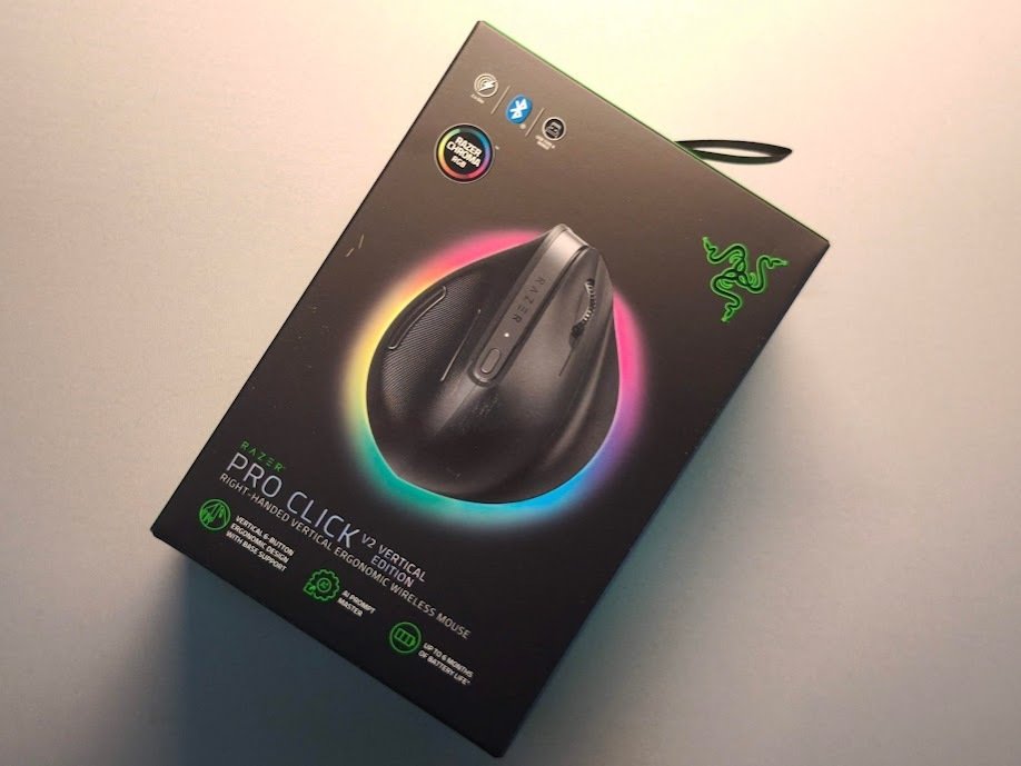購入レビュー】Razer Pro Click V2 Vertical Edition｜ほんだのあそび