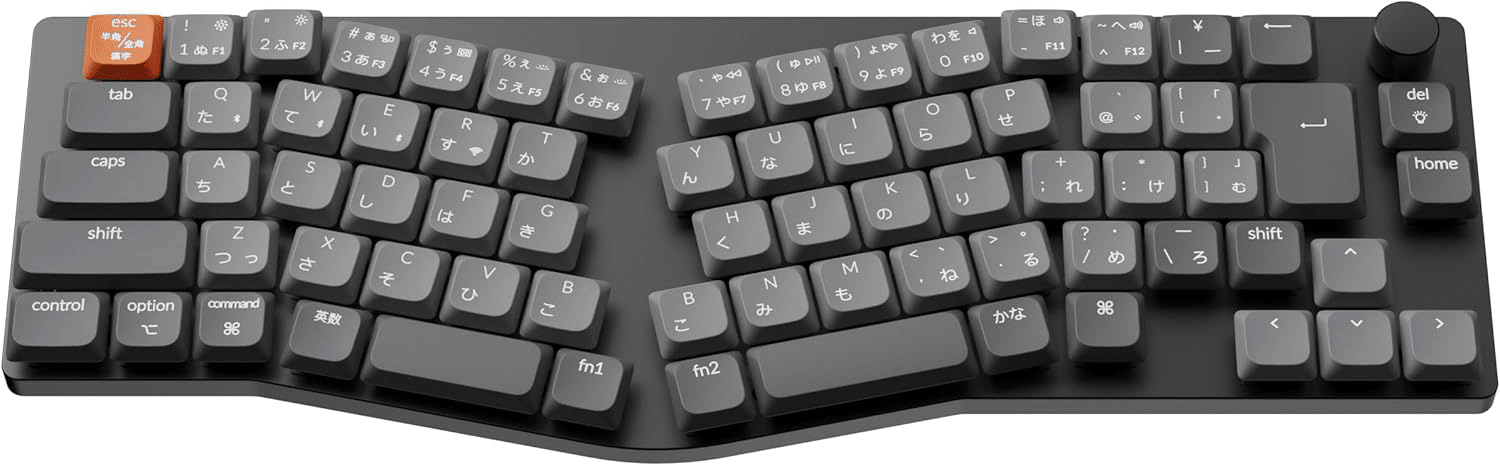 Keychron K11 Max Alice 3WAY JIS RGB ホットスワップ ロープロ (茶軸
