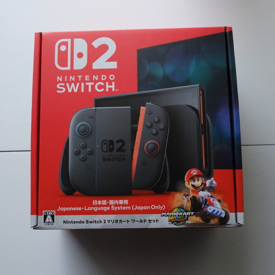 開封レビュー】Nintendo Switch2を写真で徹底解剖｜外箱・同梱物を