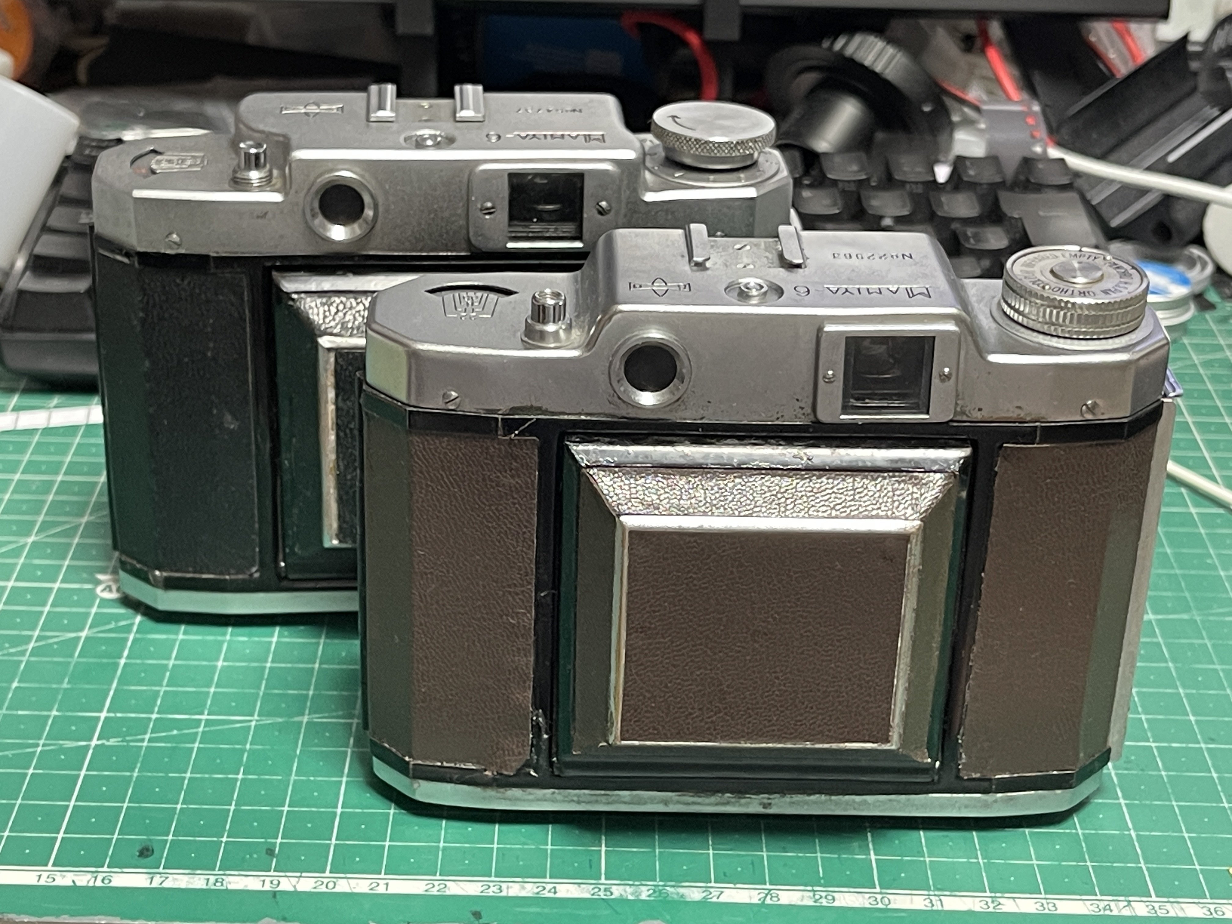 Mamiya6の蛇腹交換手術｜怪力熊男