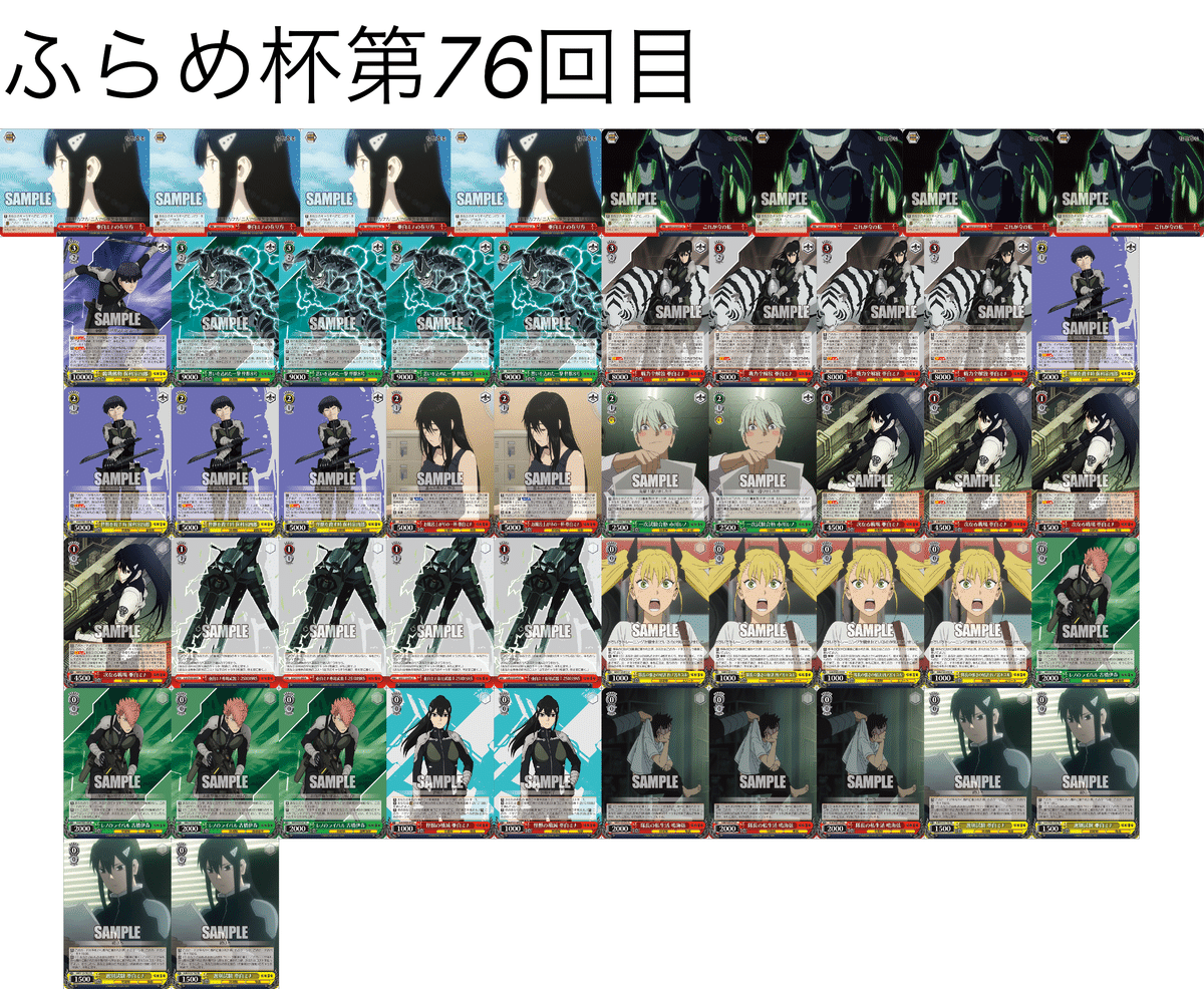 ヴァイスシュヴァルツ 8門プリヤデッキ+調整用パーツ ヴァイス