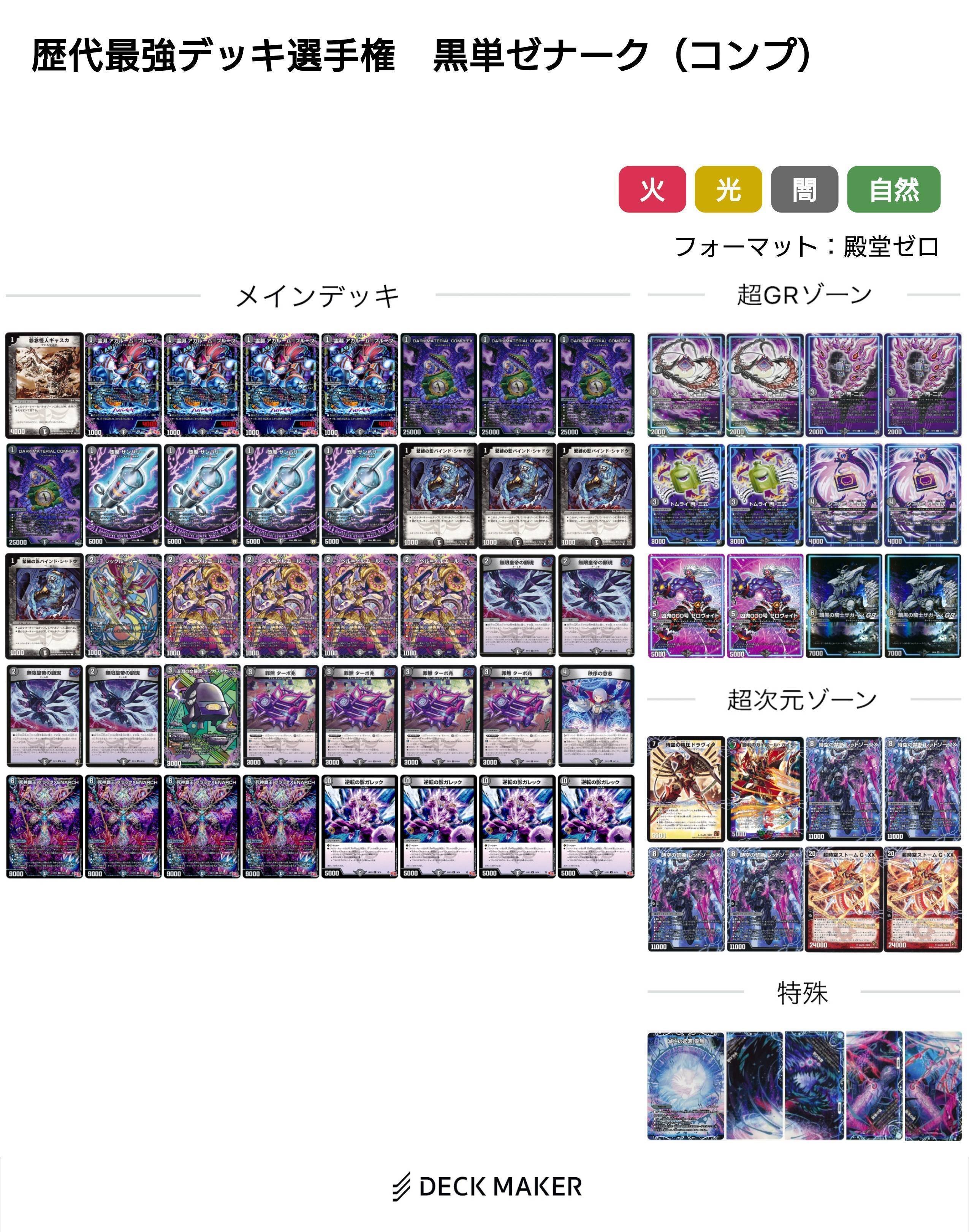 黒単ゼナーク【デュエマ歴代最強デッキ③】｜れもん