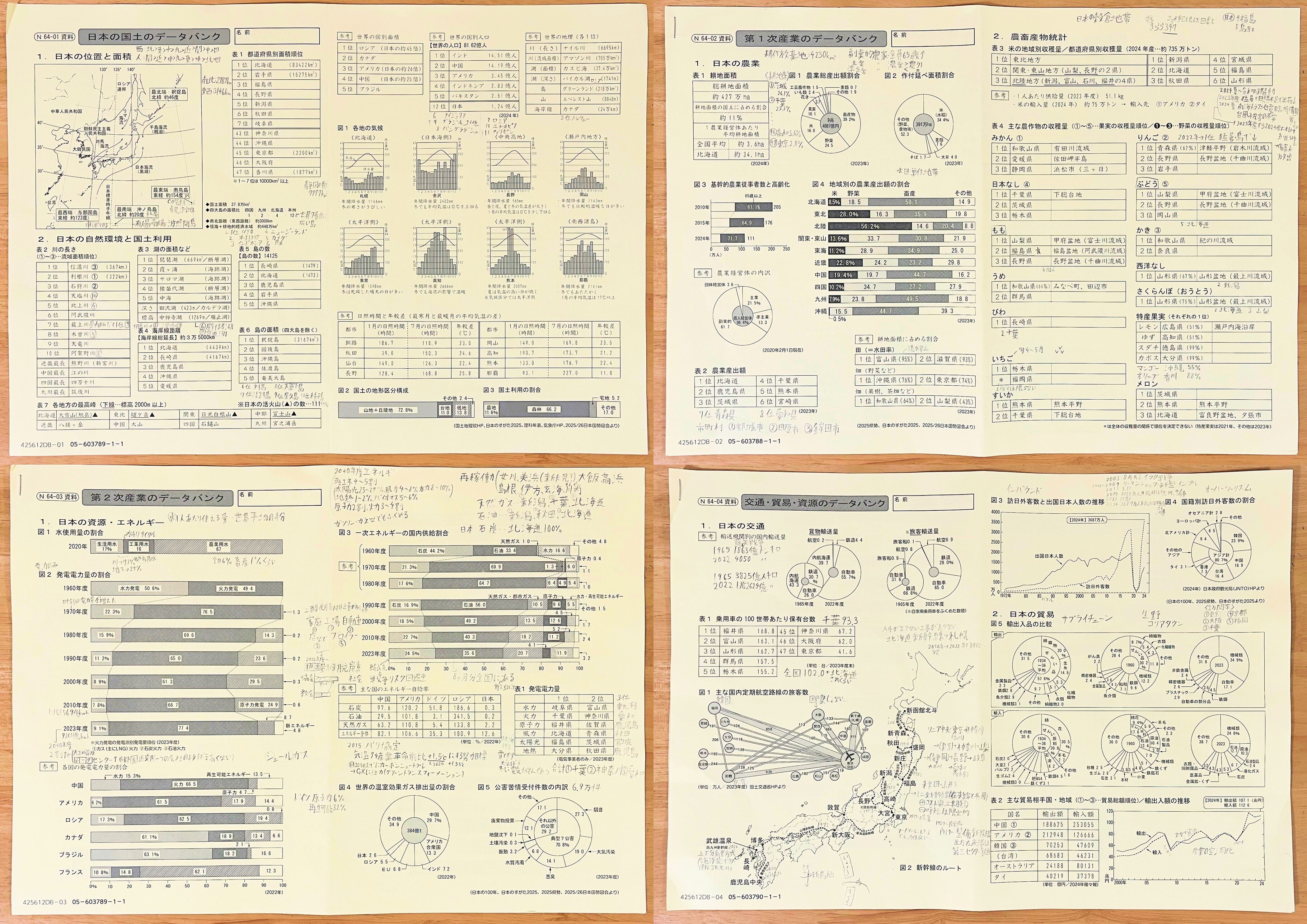 小6娘の読んで覚える勉強法と社会データバンク攻略法【サピックスα1