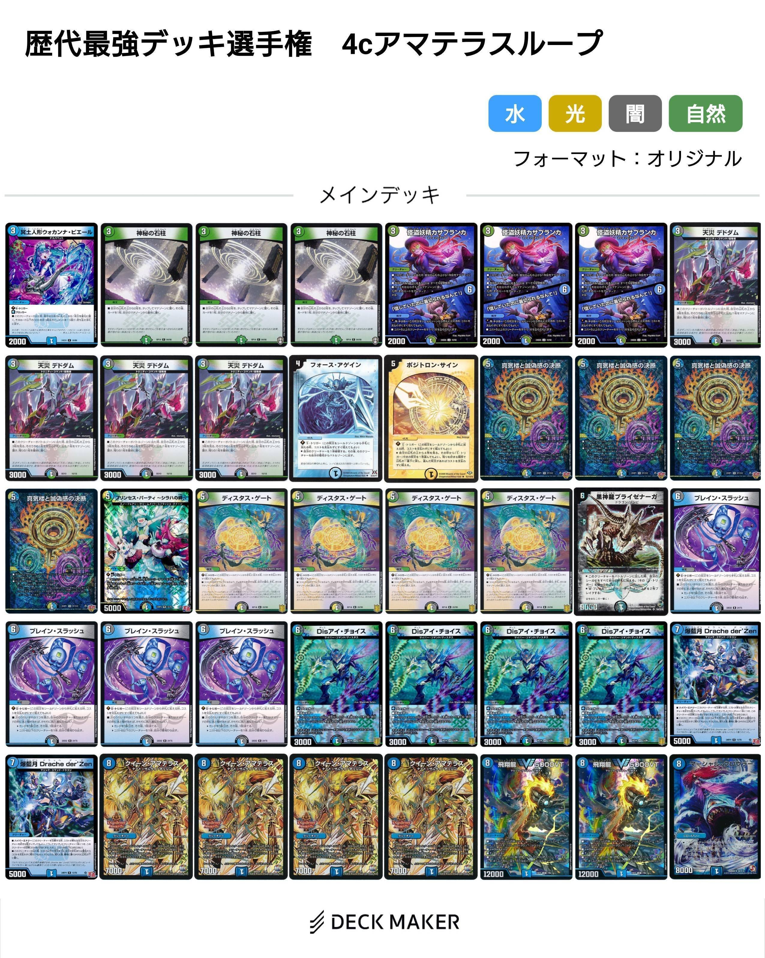 アマテラスループ【デュエマ歴代最強デッキ④】｜れもん