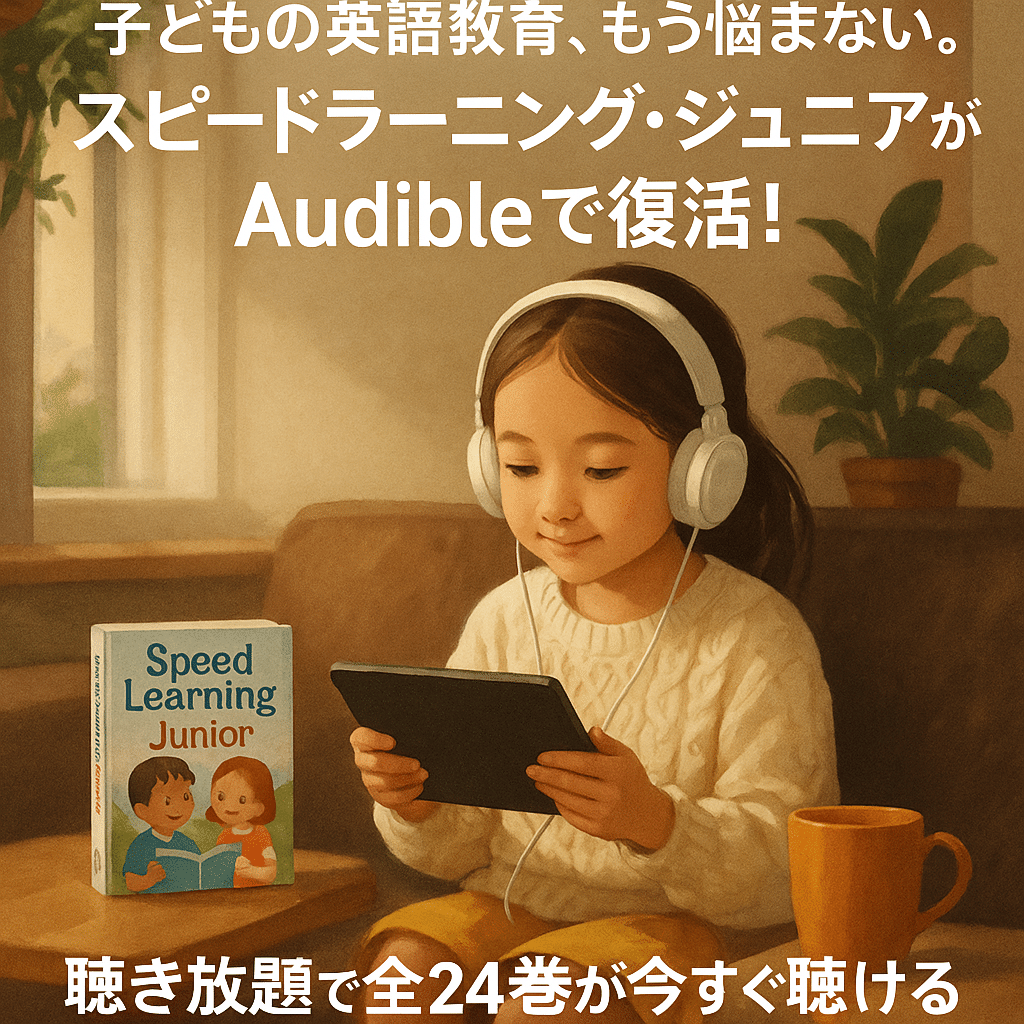 2025年配信開始】子どもの英語教育、もう悩まない。スピードラーニング