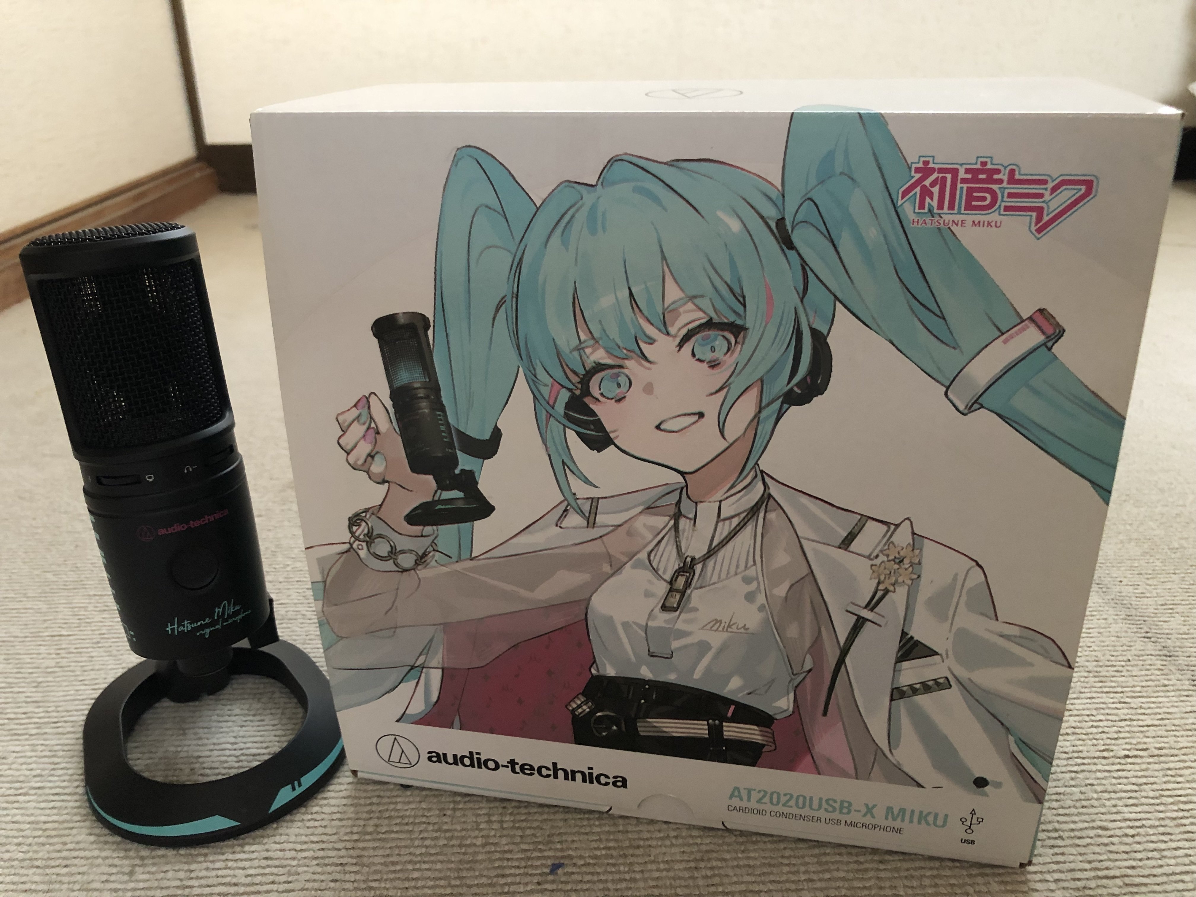 Elgato Mic Arm LP – 初音ミク エディションとAT2020USB-X MIKU｜萩原朋海