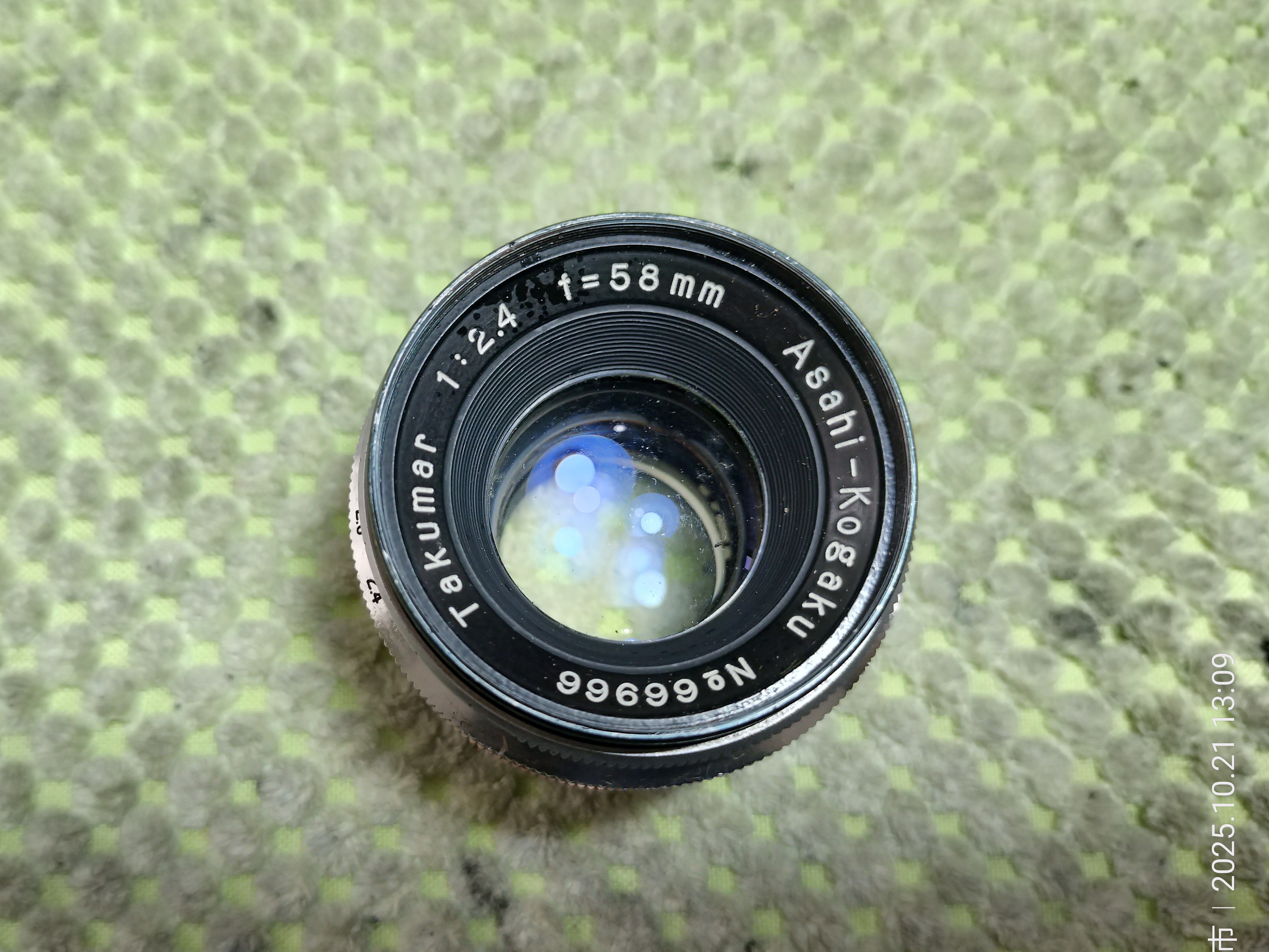 Pentax Takumar 58mm F/2.4 M37の分解｜フィルムカメラ修理のアクアカメラ