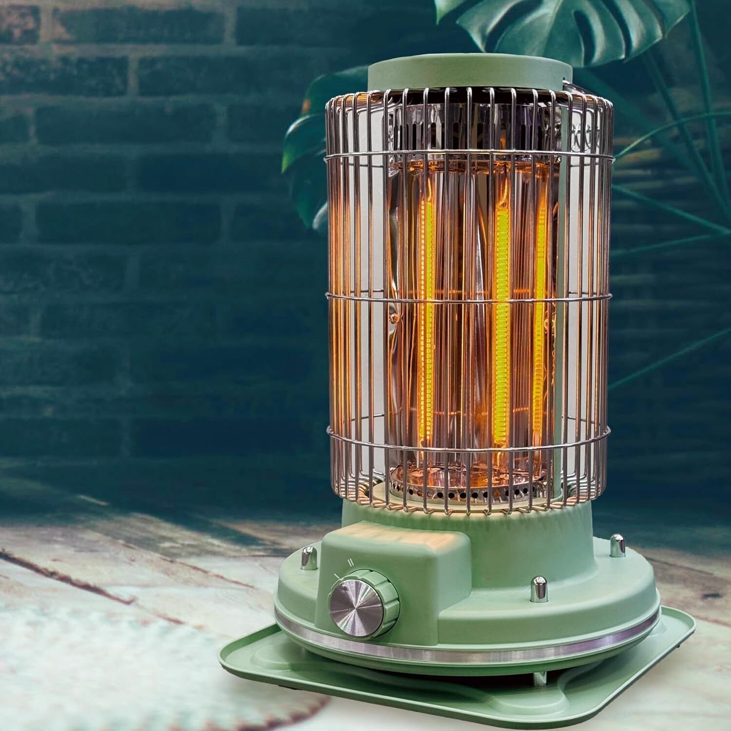 レトロ風電気ストーブ ―ほっとする暖かさ、そっと馴染むレトロデザイン