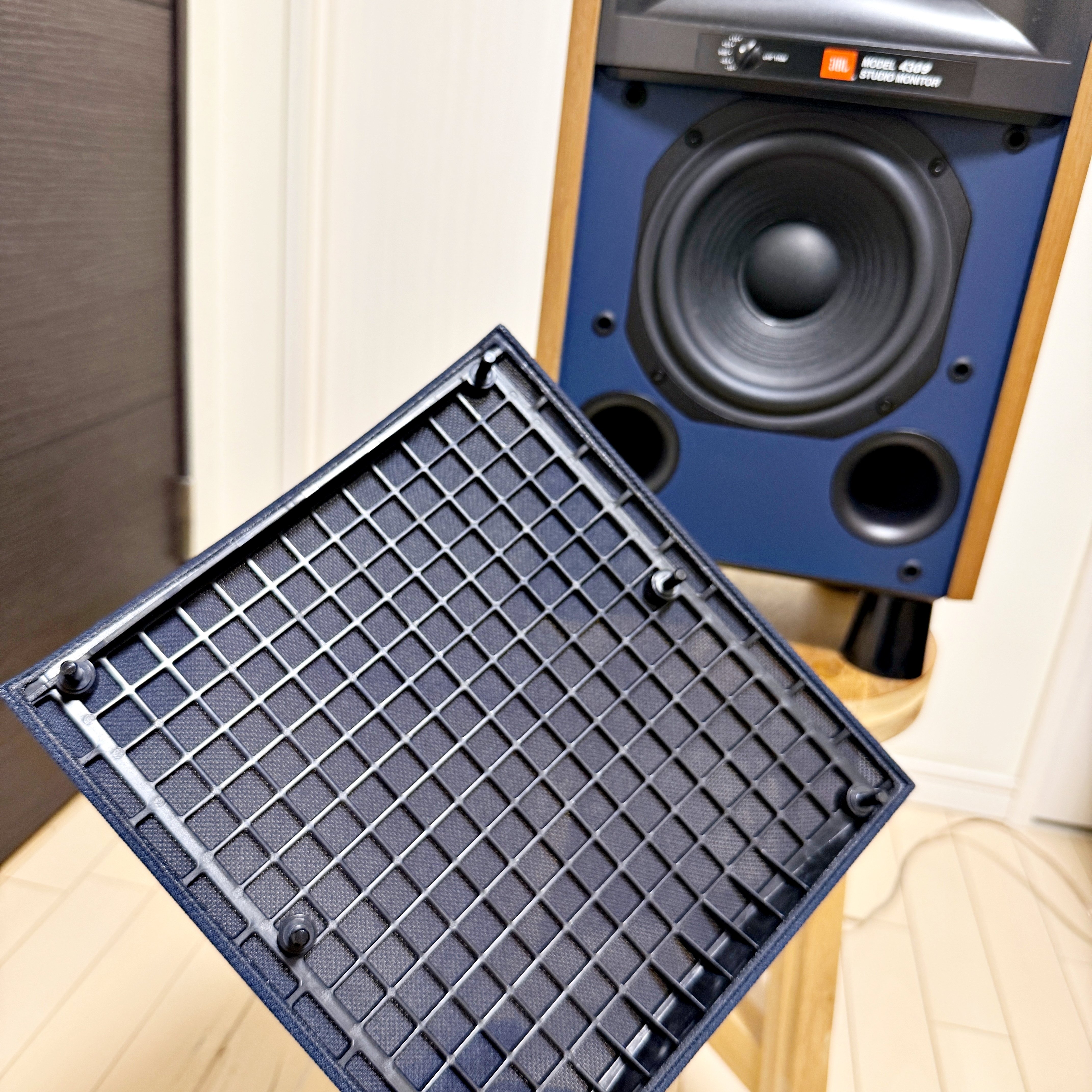 実験第3弾】JBL 4309の「サランネット」を外したら、4312の記憶が蘇っ