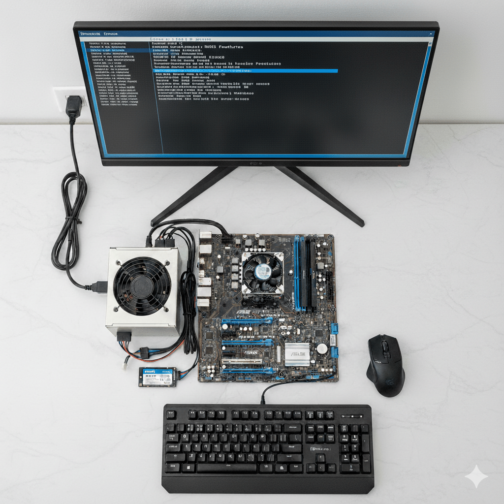 1万5千円のジャンクパーツで一台のpcを作ってみた！｜maaku