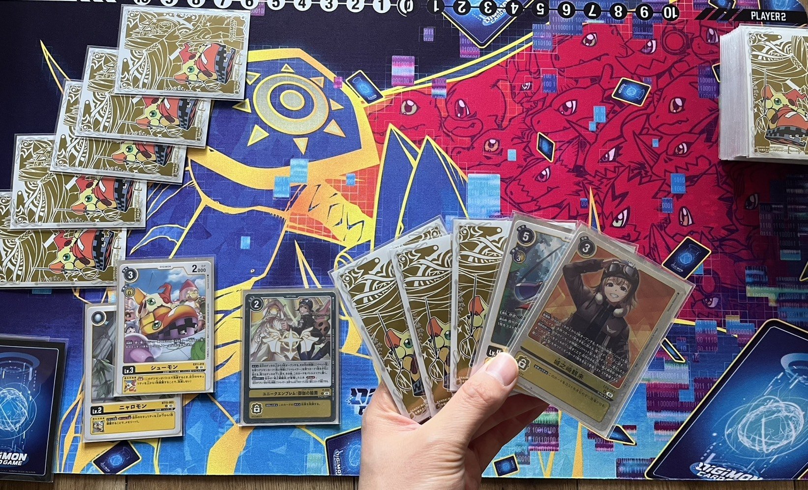 サンドリモンカグヤモンデッキ ニャヴートモン パーツ デジカ （BT22