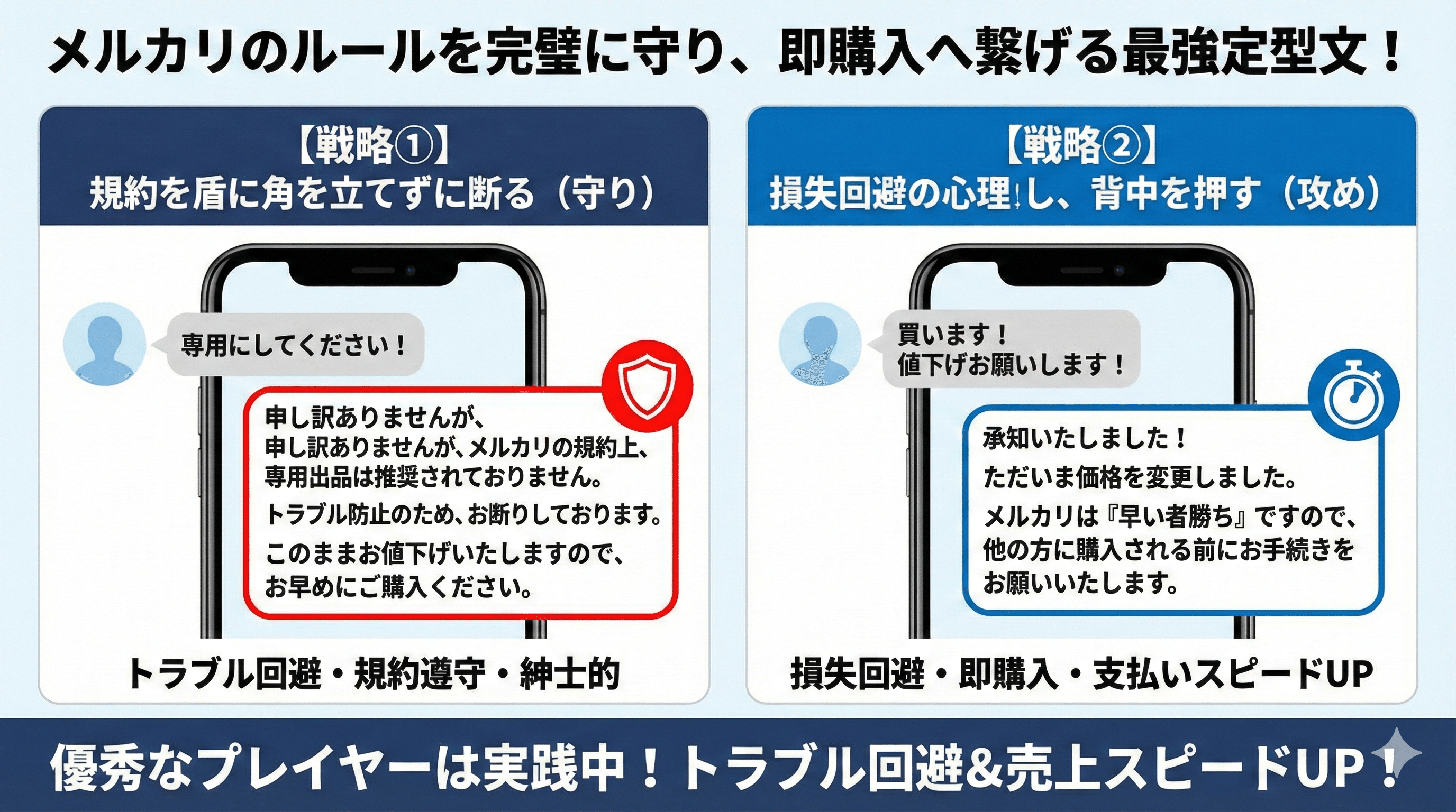 今すぐやめて】「〇〇様専用」は規約違反です！横取りキャンセルで出品
