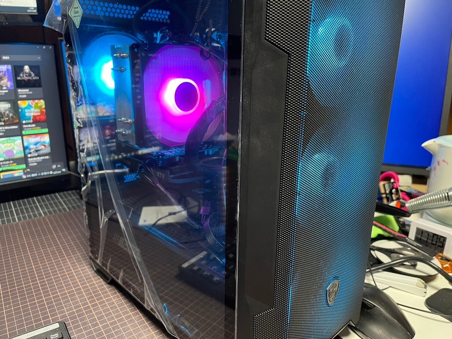 初のゲーミングパソコン自作に挑戦③完成 #ハンドメイド実践日記610