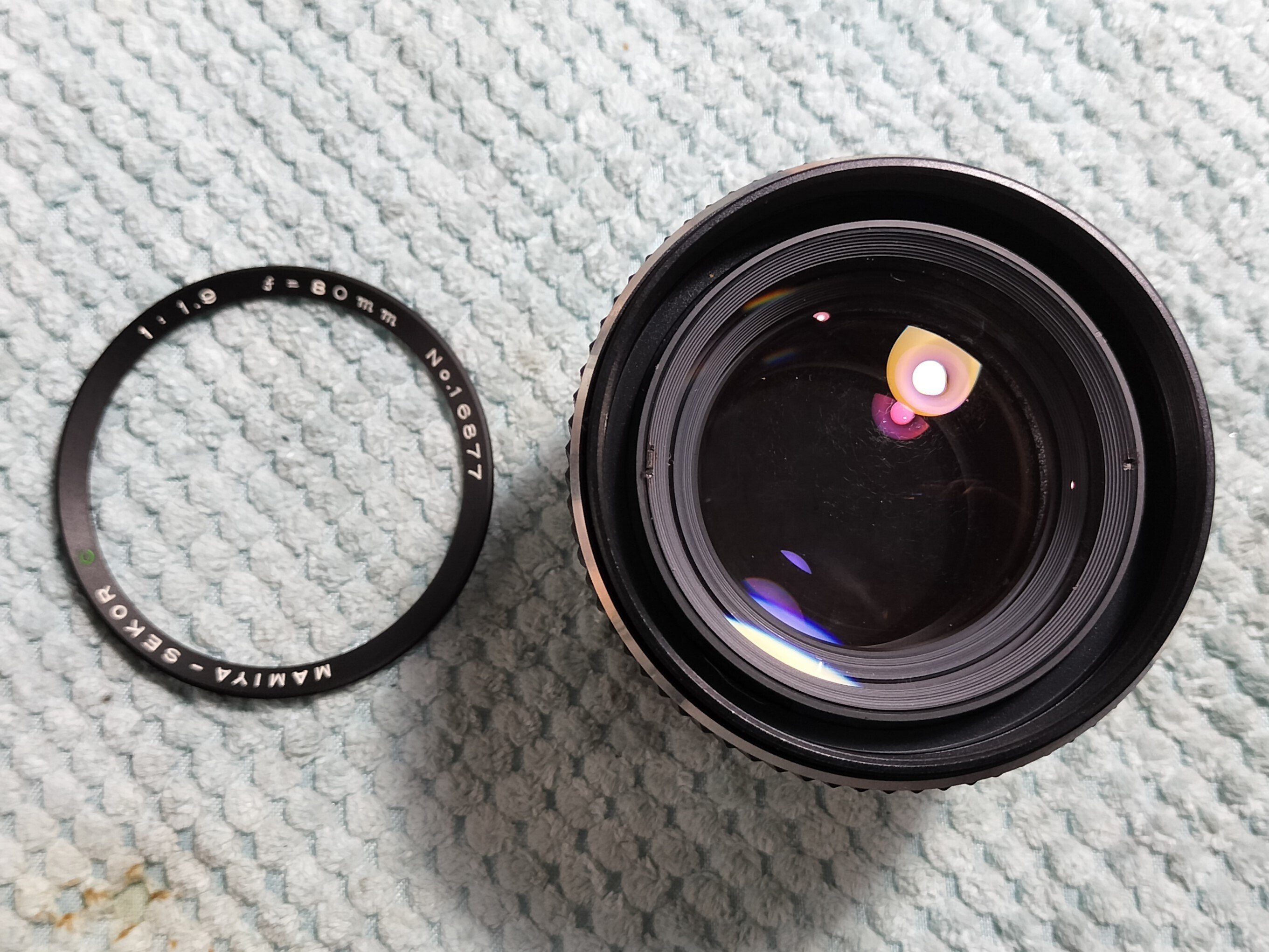 Mamiya Sekor C 80mm F/1.9の分解｜フィルムカメラ修理のアクアカメラ