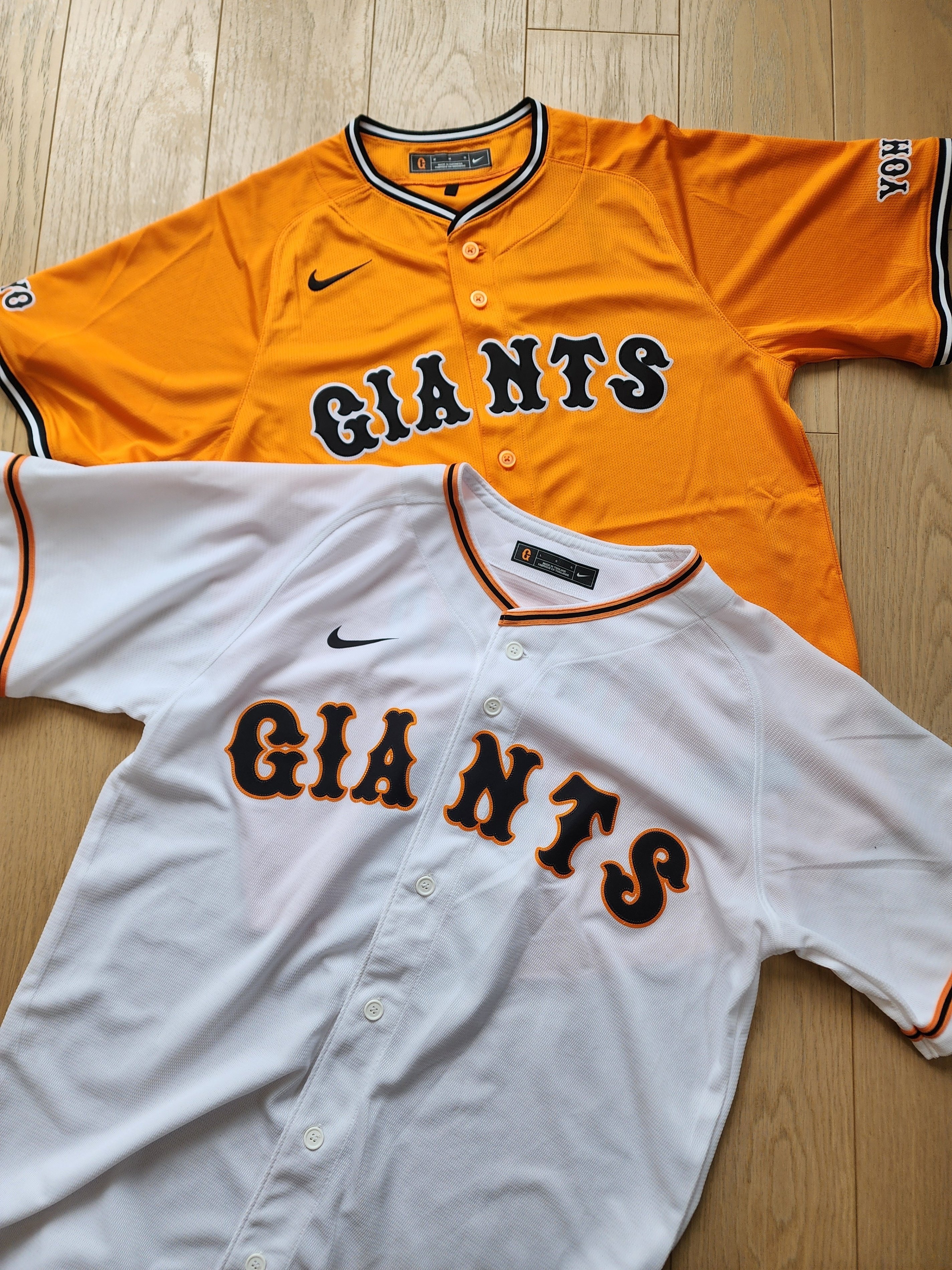 2024年の読売ジャイアンツのレプリカユニフォーム(4th)が届きました