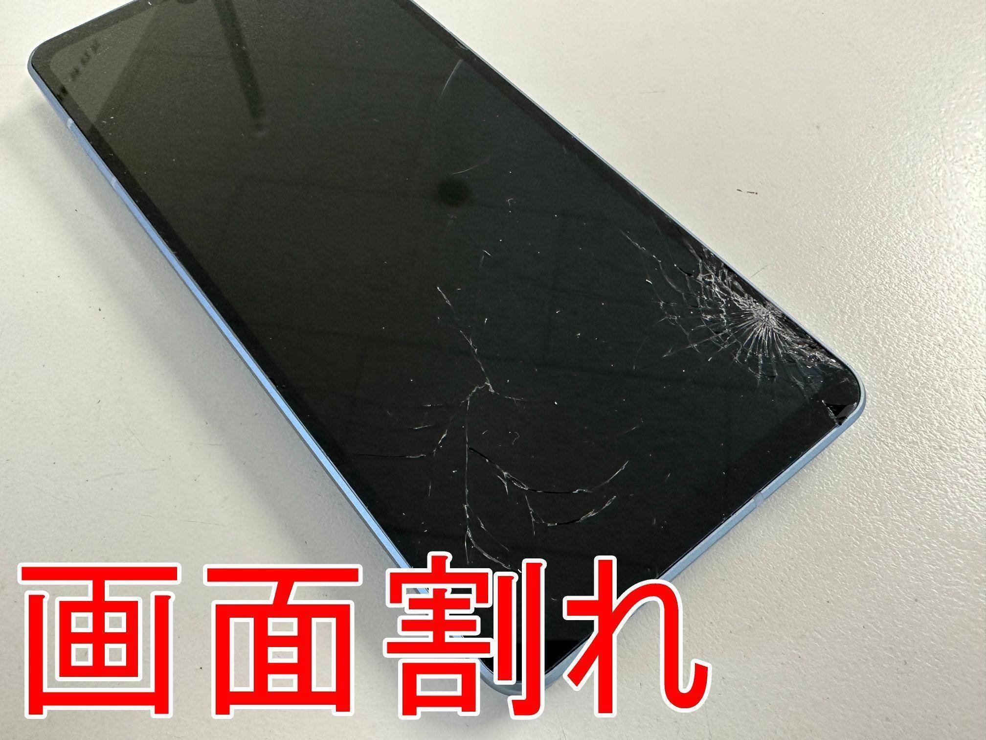 AQUOS sense7の画面交換を14080円で対応中！ガラス割れで画面が映ら